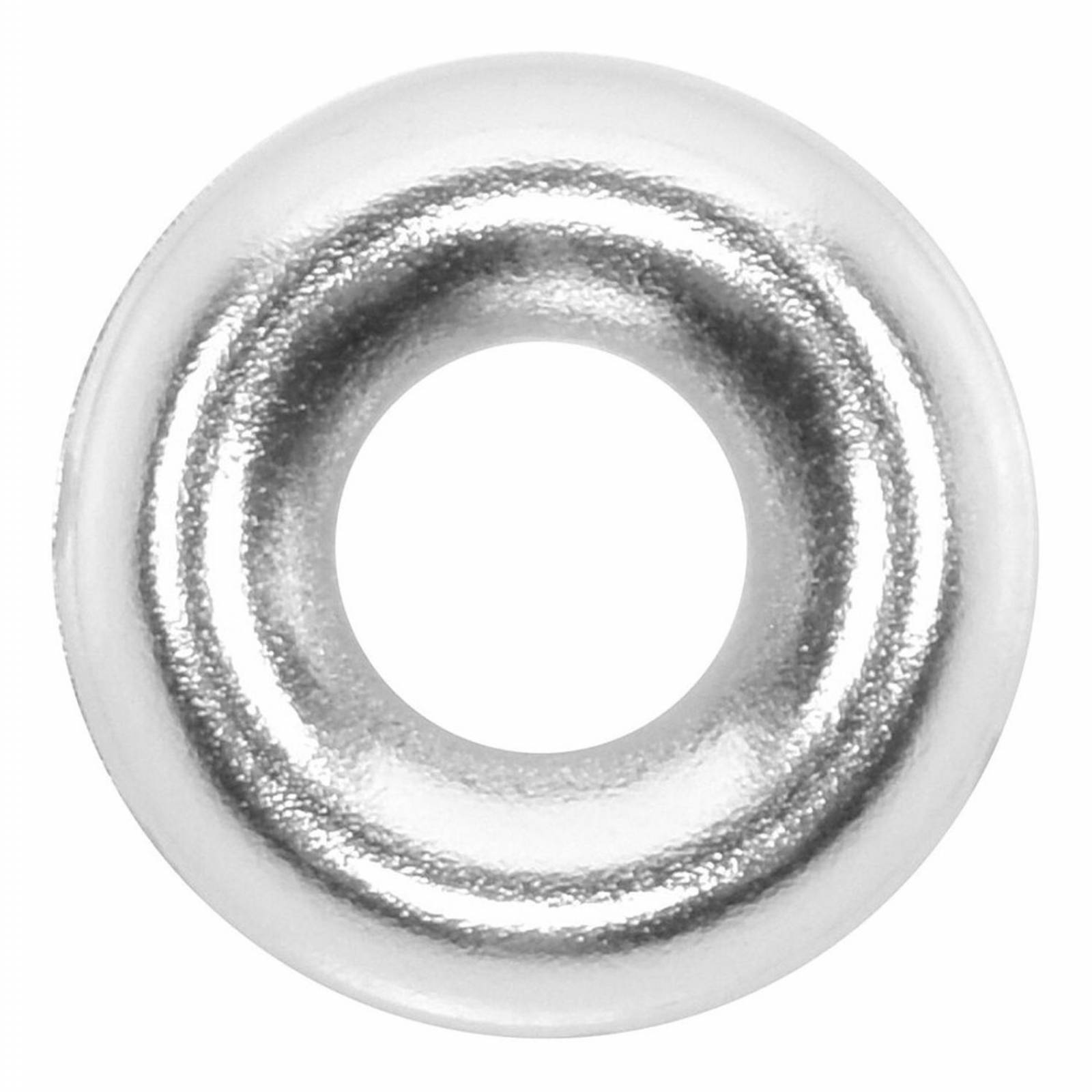 Rondana Para Acabado De 1.2 Cm Plata 14 Piezas 