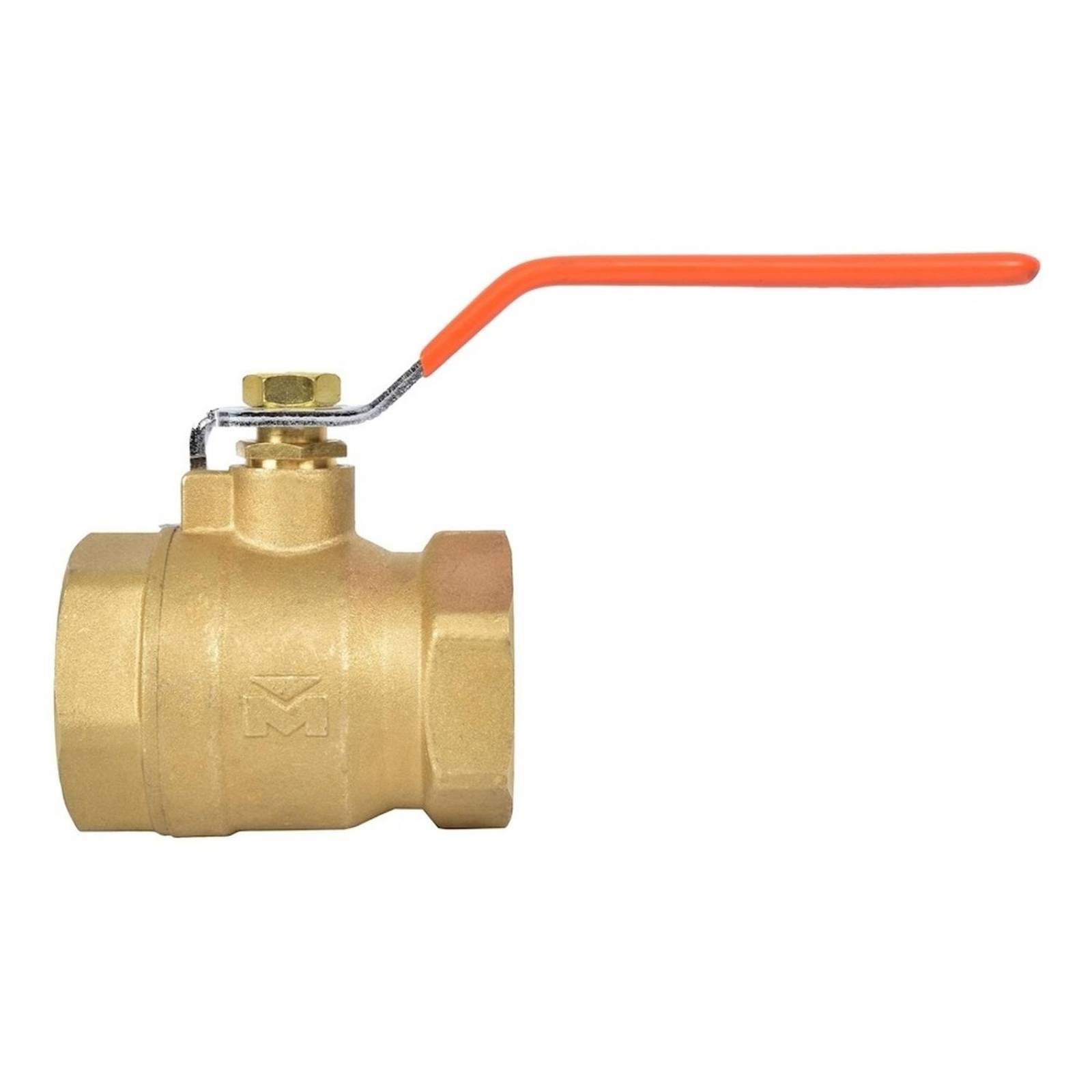 Válvula De Esfera 1 1/2 Dorado Mueller Comercial