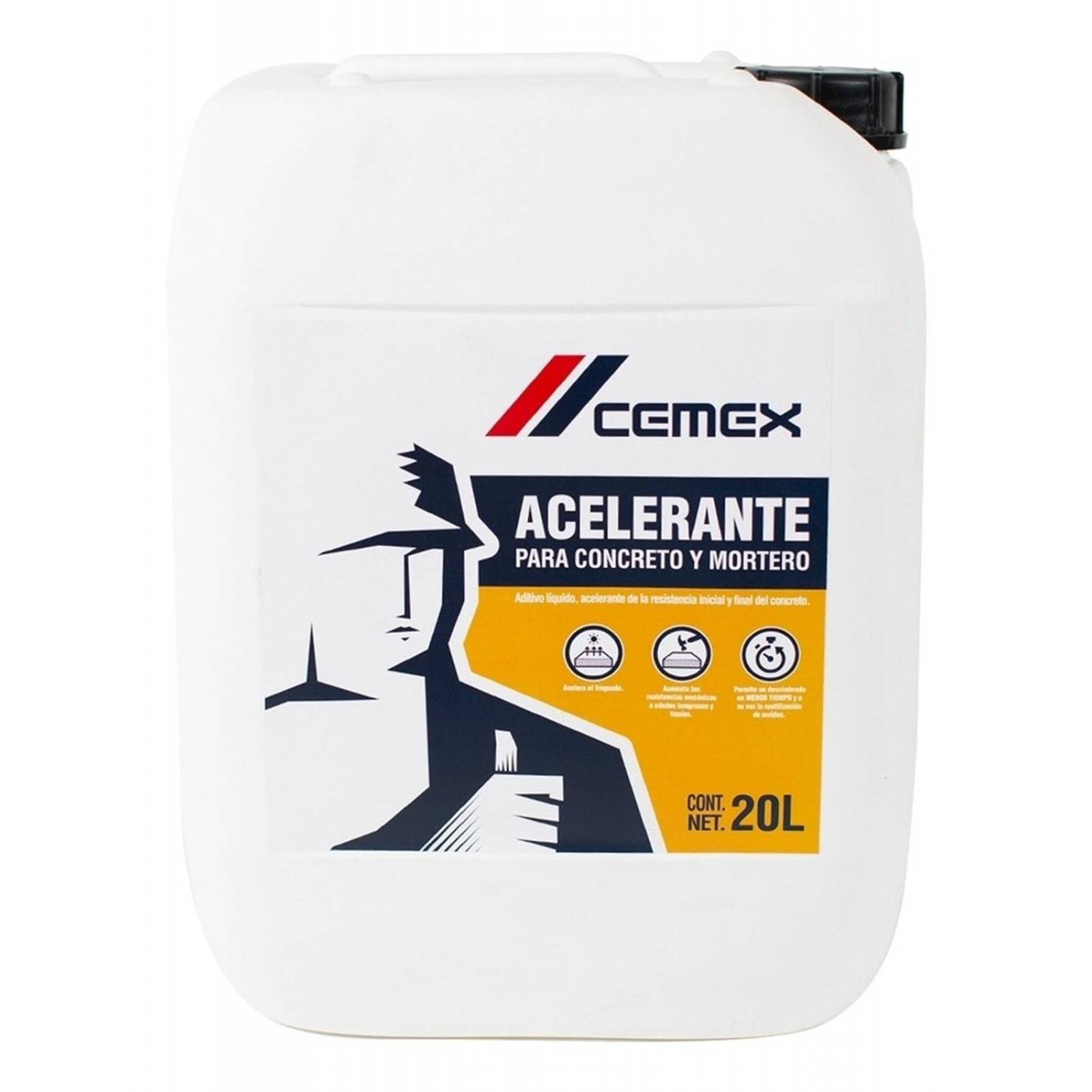 Acelerante Para Concreto Y Mortero 20 L 