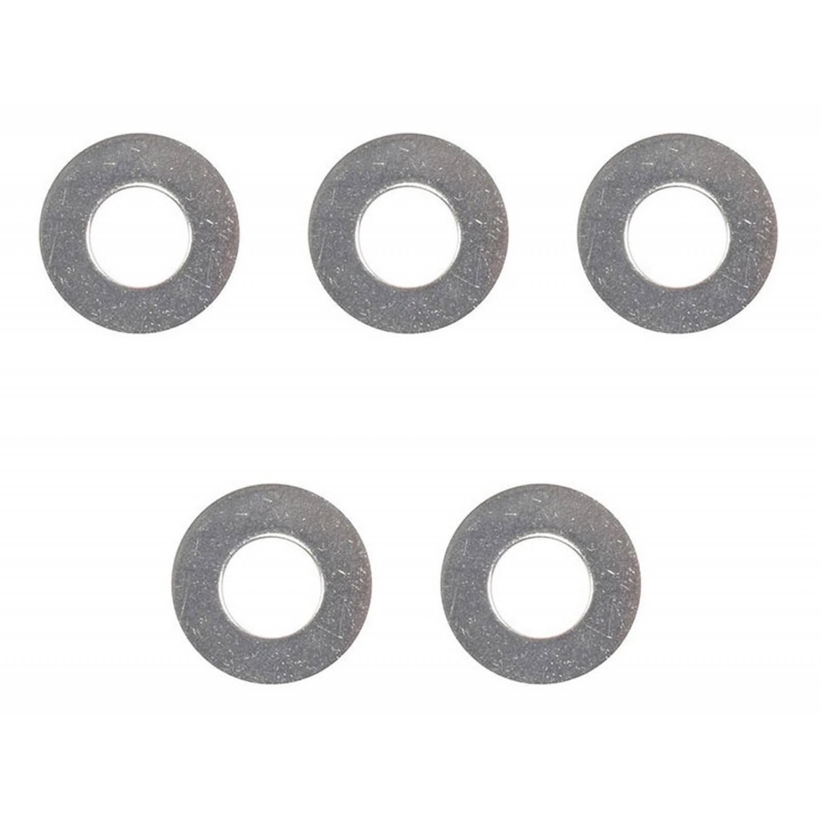 Rondana Plana De 3/8 De Plata 5 Piezas 