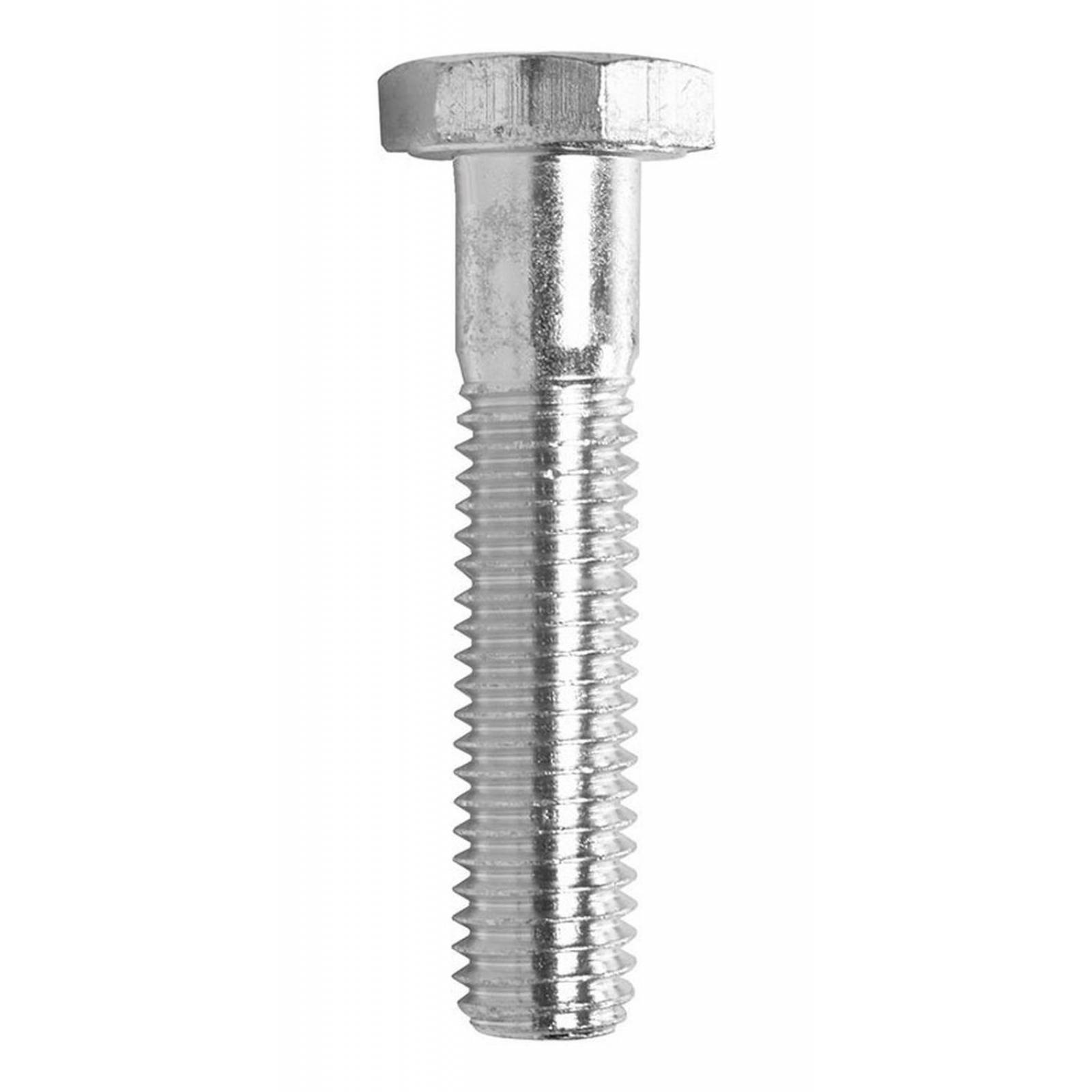 4 Tornillos Cabeza Hexagonal 1/4 Plata 