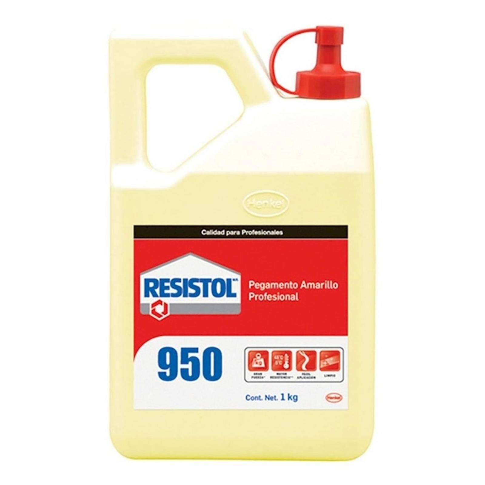 Resistol 950 Para Madera Carpintero Amarillo 1 Kg 