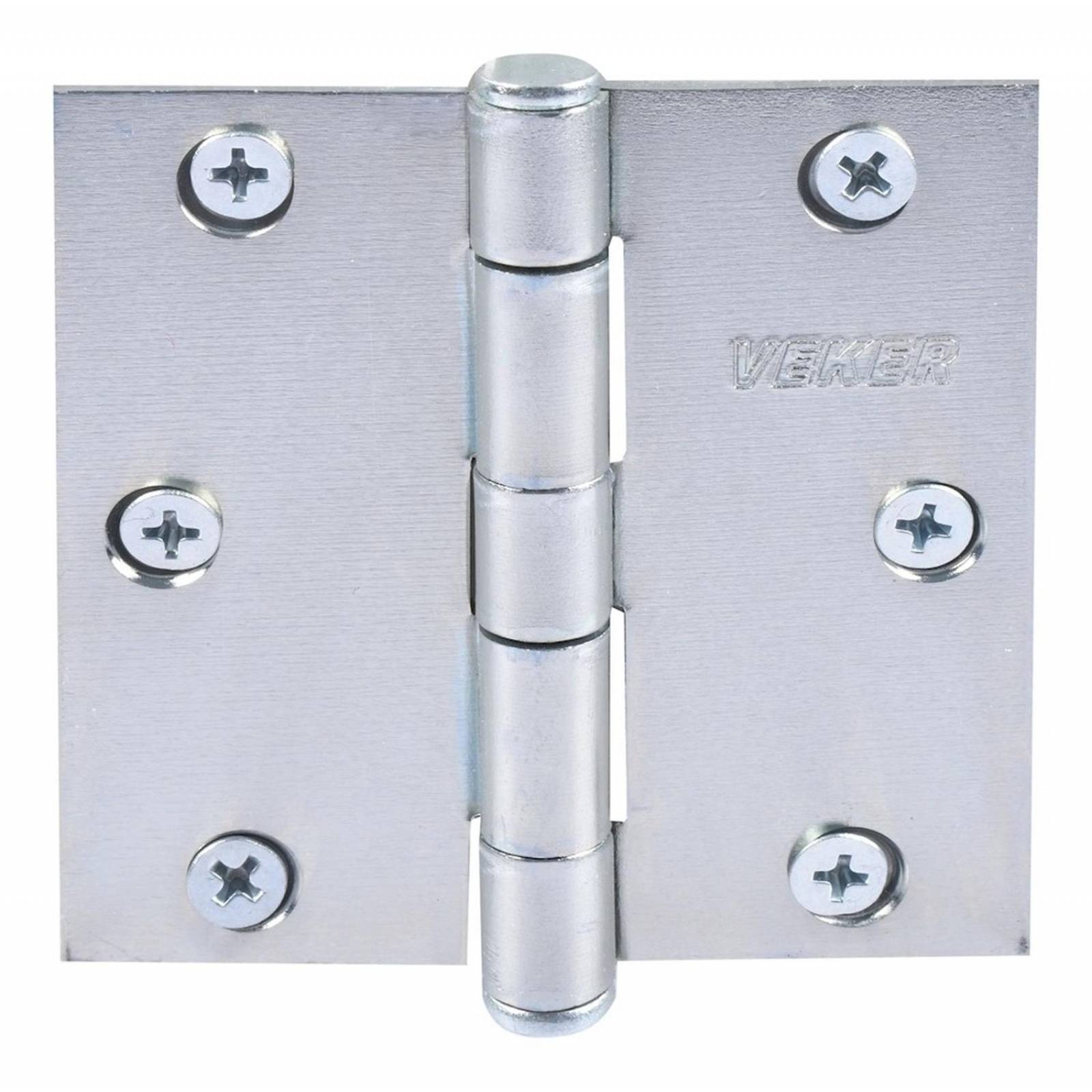 Bisagra De Cabeza Plana 3 X 3 Pulgadas Plata 2 Pie 