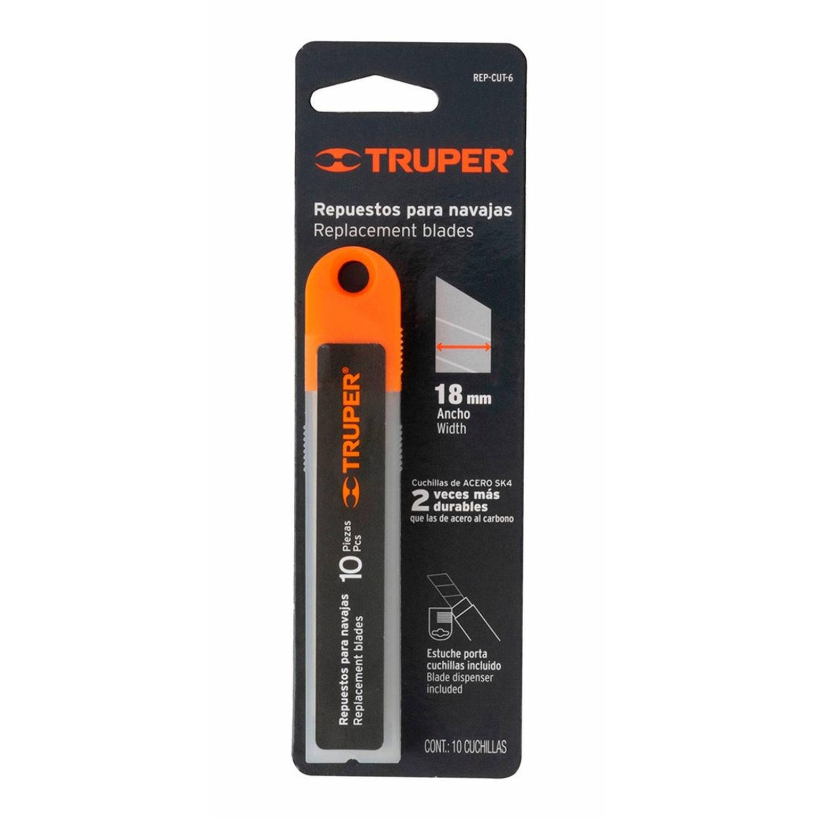 Repuesto Para Navajas De 18 Mm Acero Truper