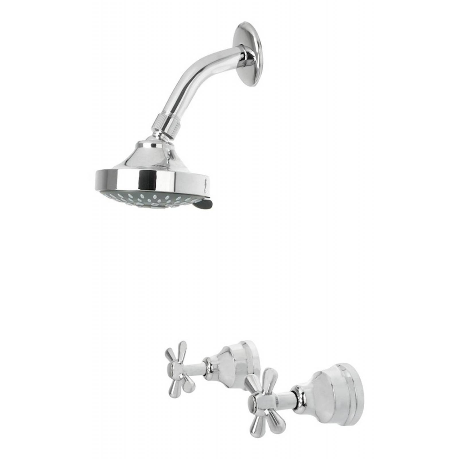 Kit De Mezcladora Duomando De Empotrar Plata Rugo