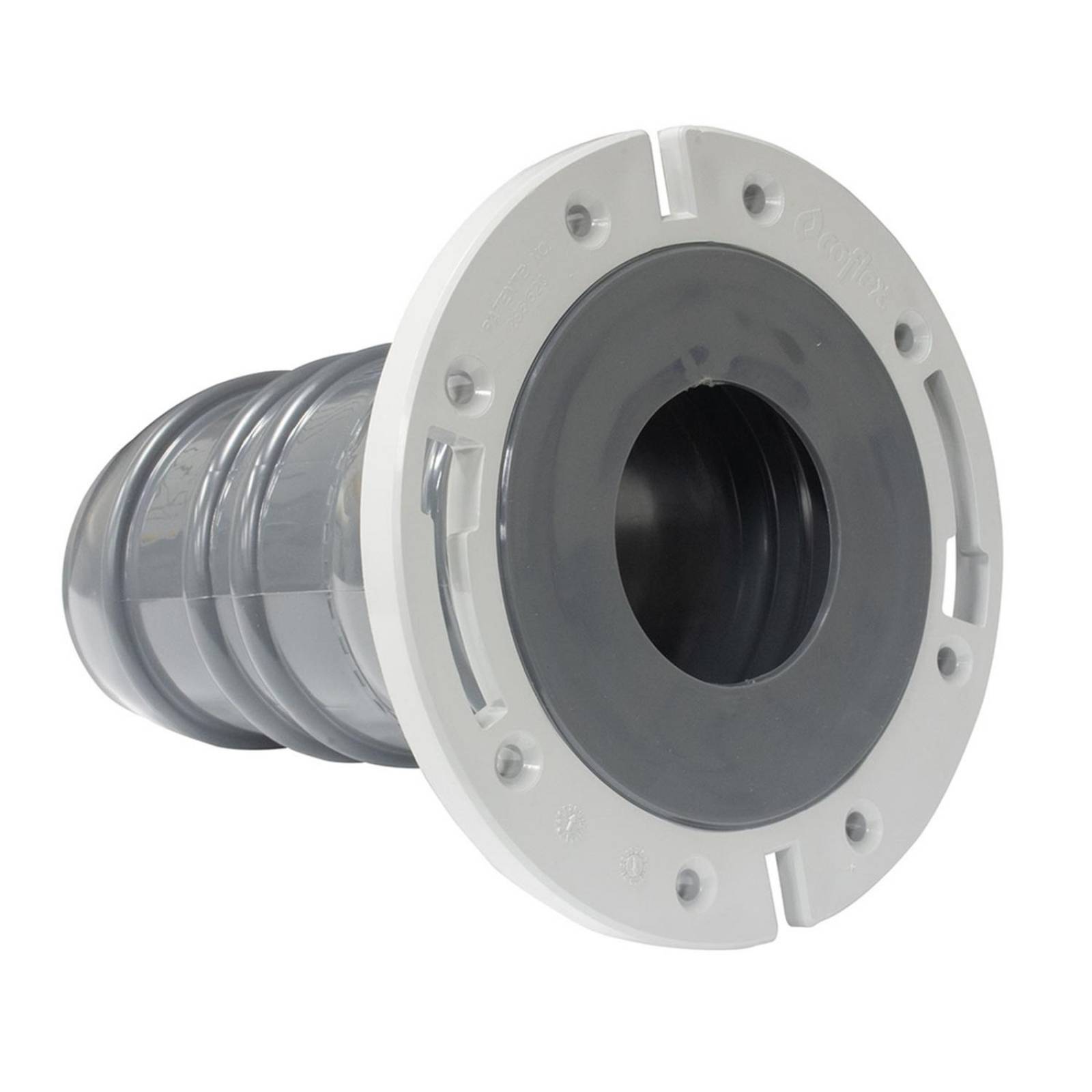 Brida flexible larga 4 pulgadas gris coflex