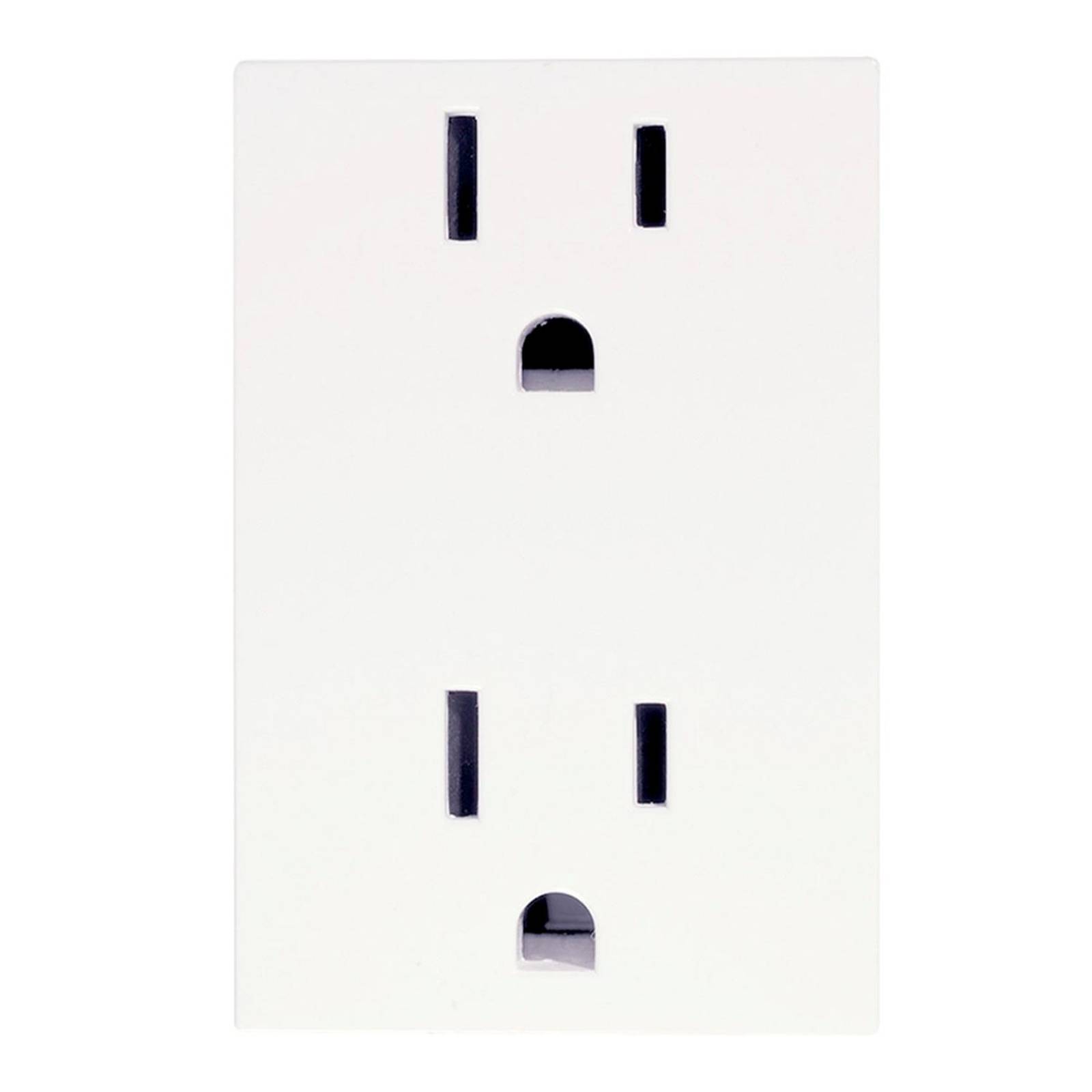 Contacto dúplex de 3 módulos blanco estévez 