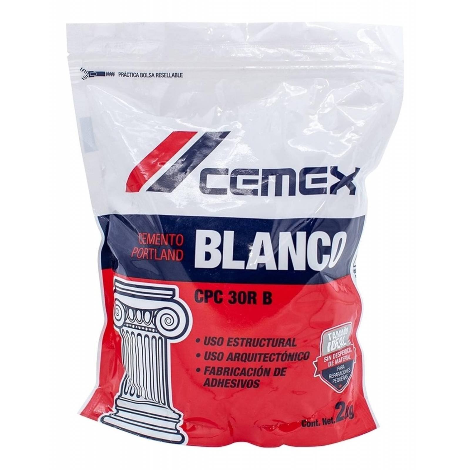 Cemento Blanco Cemex 2 Kg