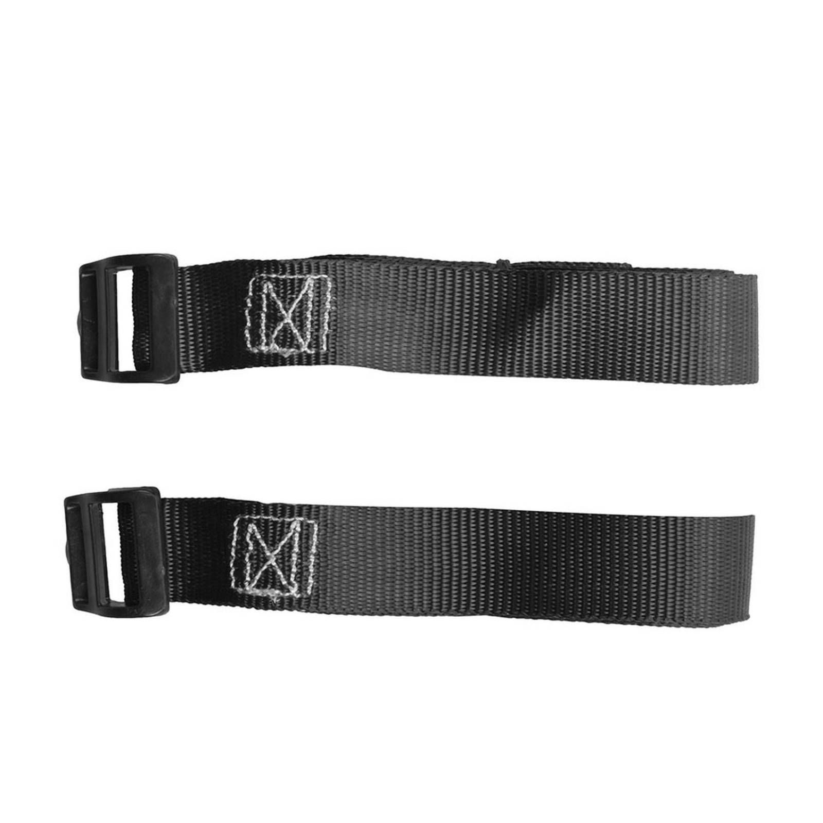 Correa de lazo/atadura gris de 240 x 2.5 cm 2 piezas 