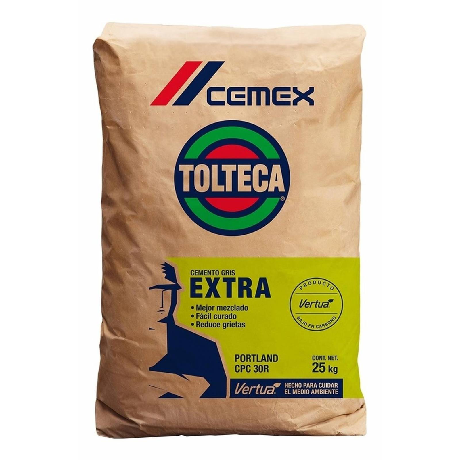 Cemento Extra Gris Cemex 25 Kg 