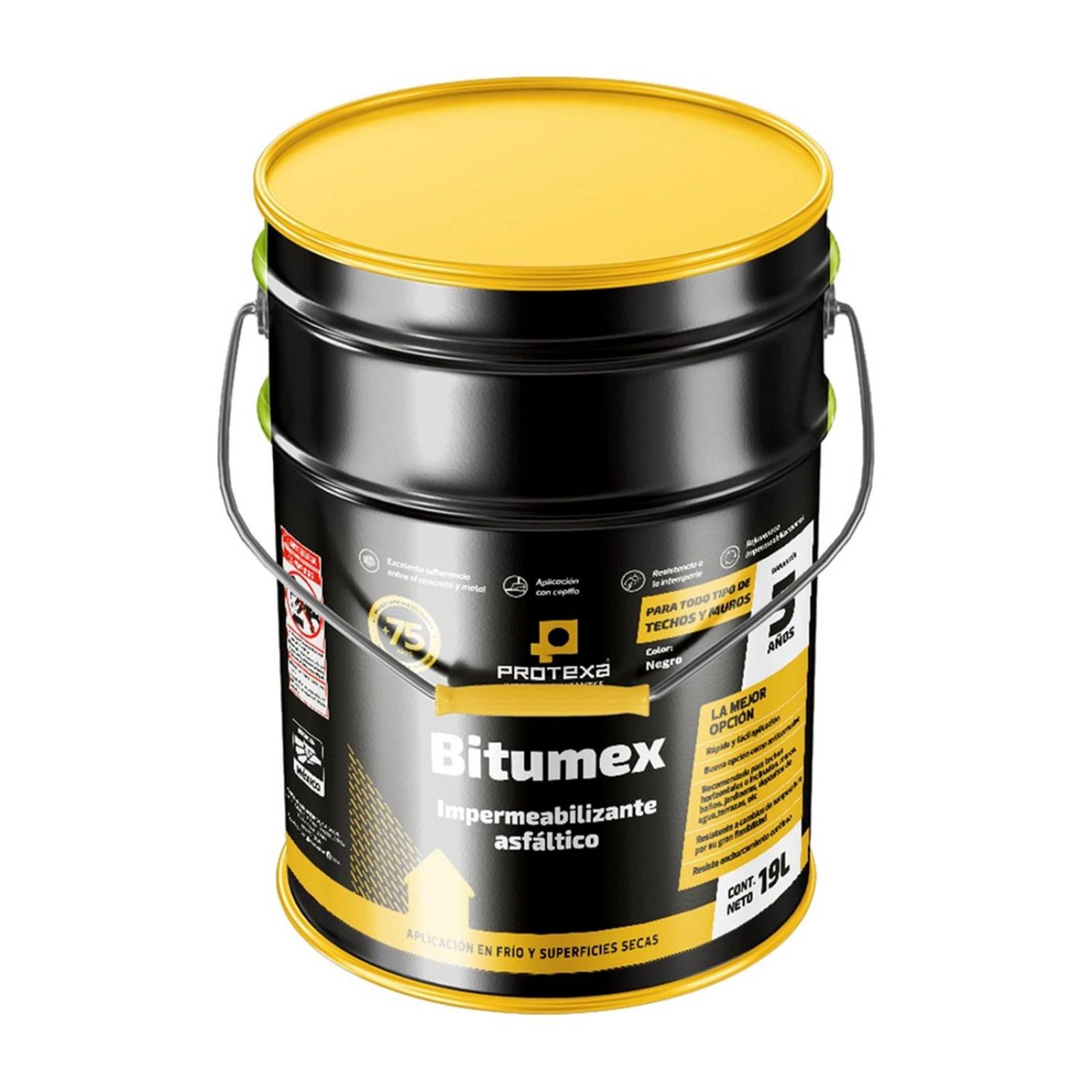 Bitumex 5a base solvente secado rápido 19 l 