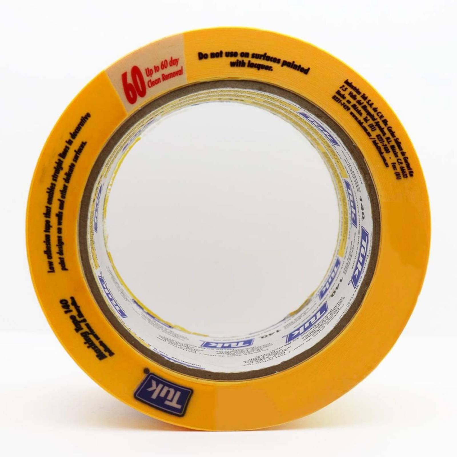 Cinta masking superficies delicadas 48 mm x 50 m amarillo 