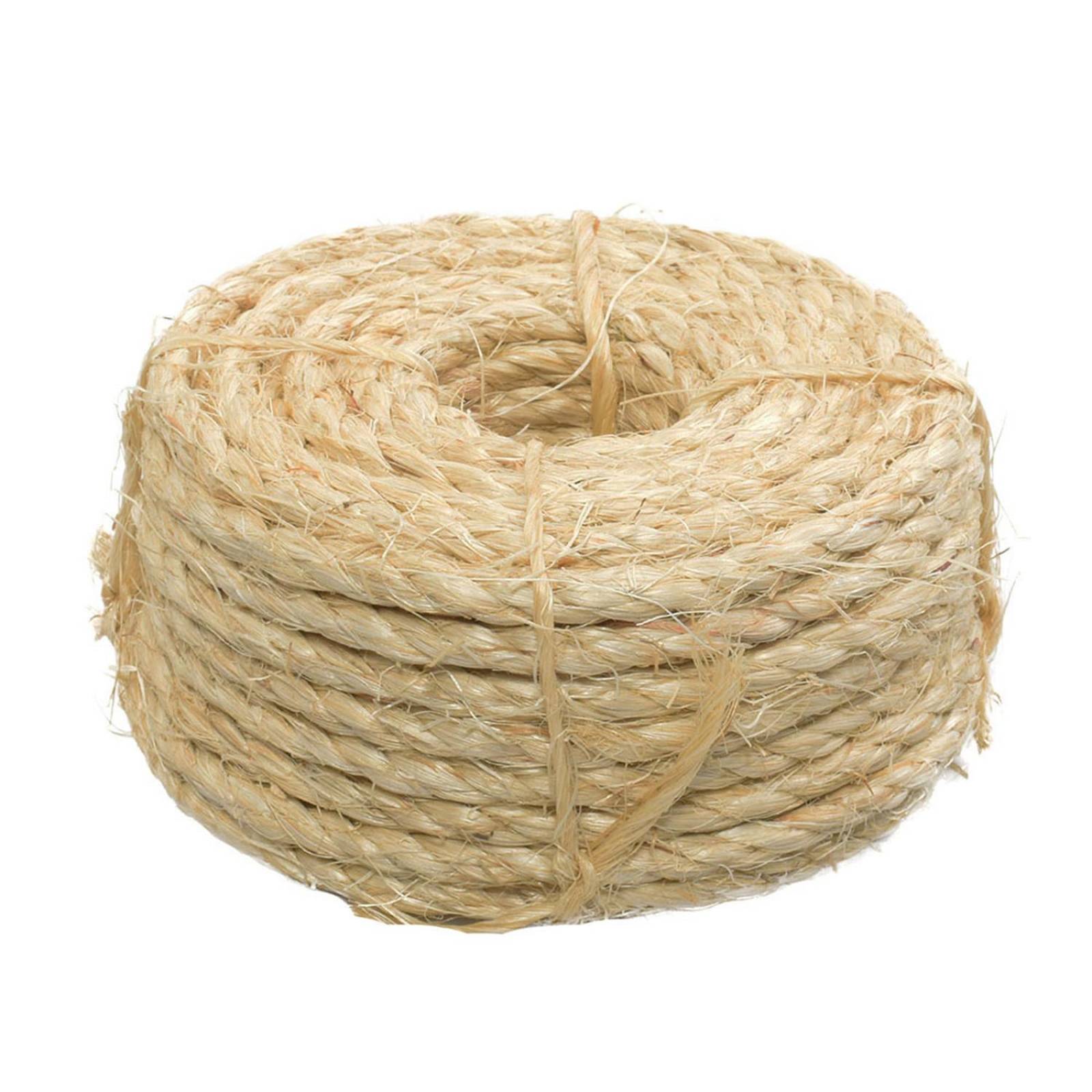 Cuerda de henequén beige rollo de 15.2 m 