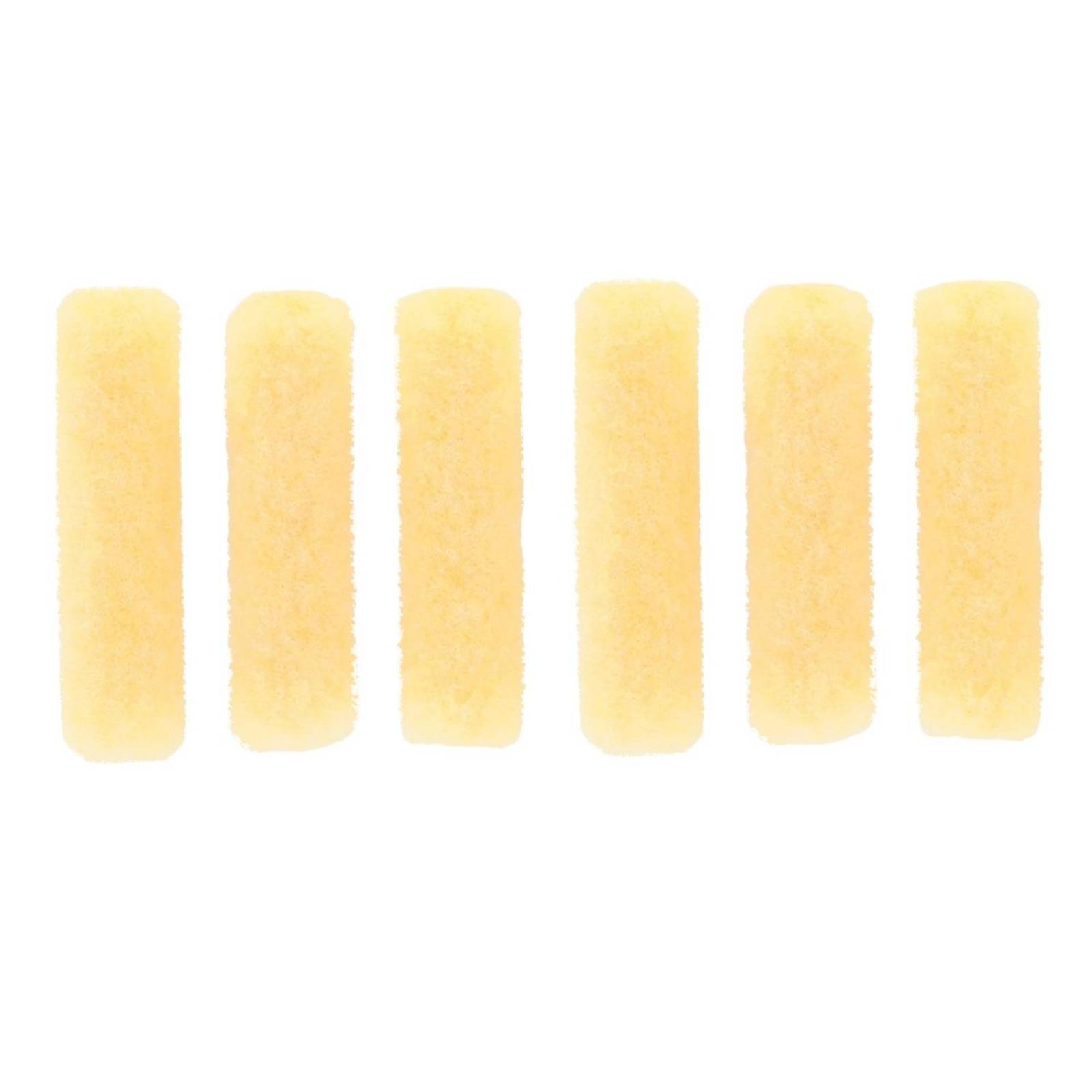 Pack de felpa de poliéster 1.27 x 15.24 cm 6 piezas 