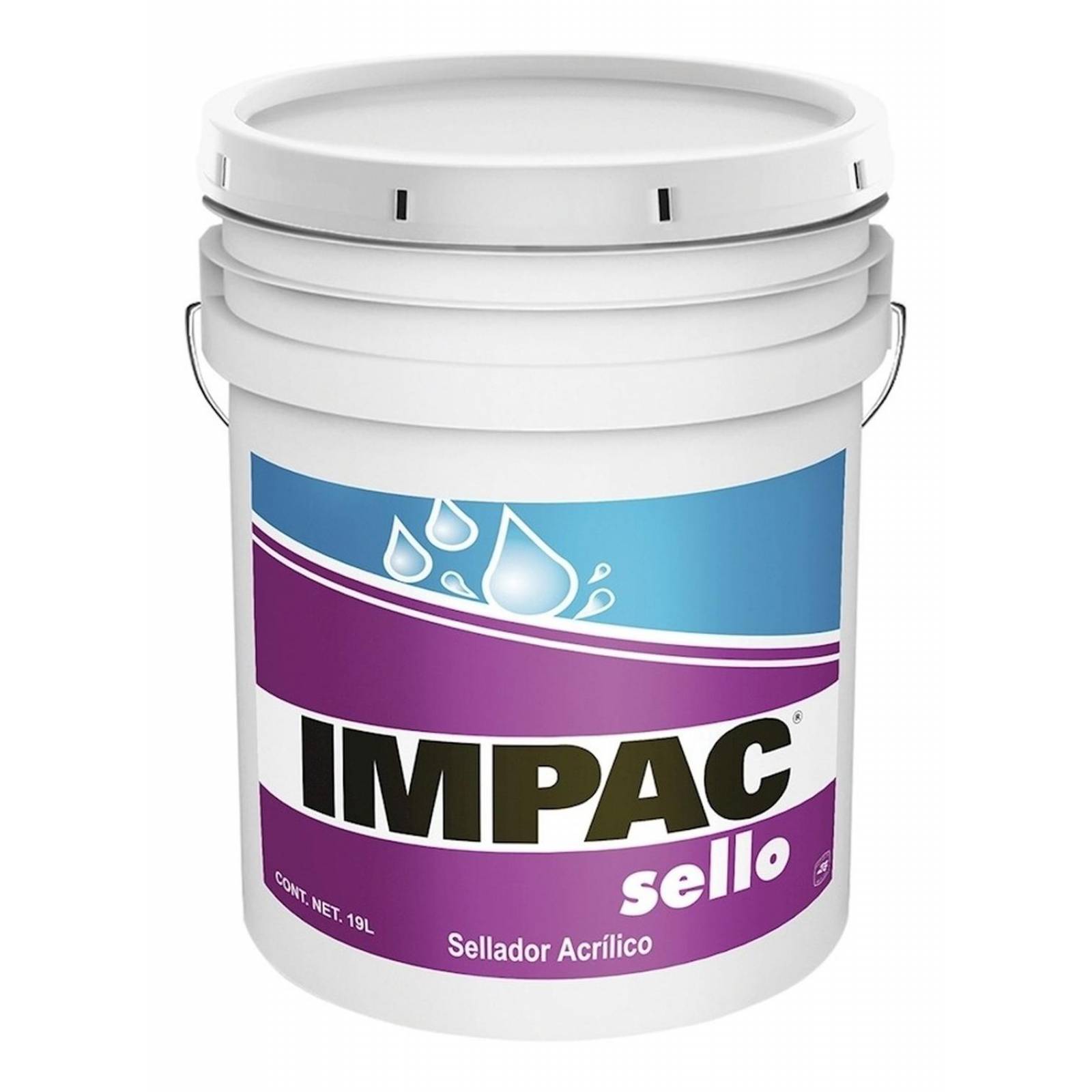 Sellador Acrílico Transparente Impac Sello 19 L