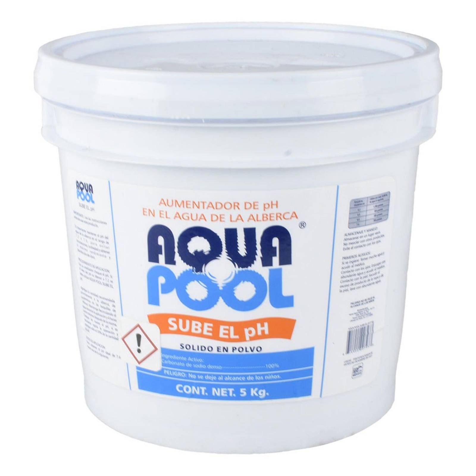Aumentador de ph de 5 kg aqua pool 