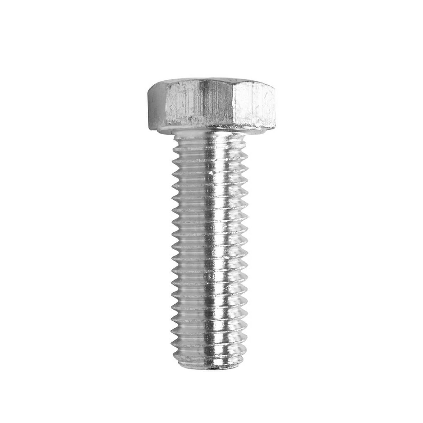 1 tornillos cabeza hexagonal 1/2 pulgada plata 