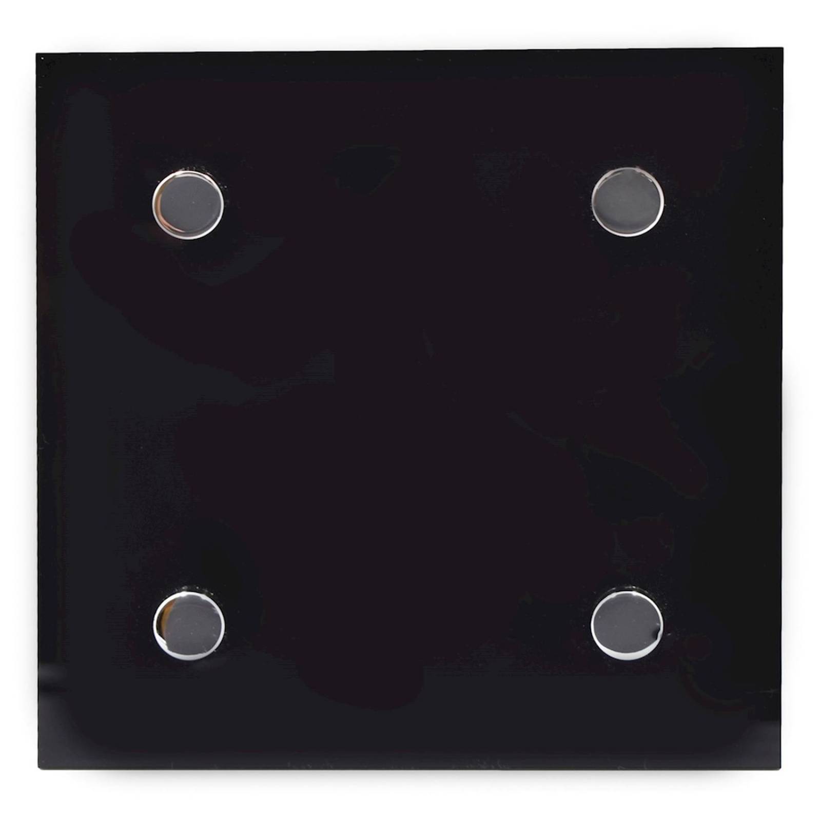 Extractor de aire de cristal 4 pulgadas negro esté