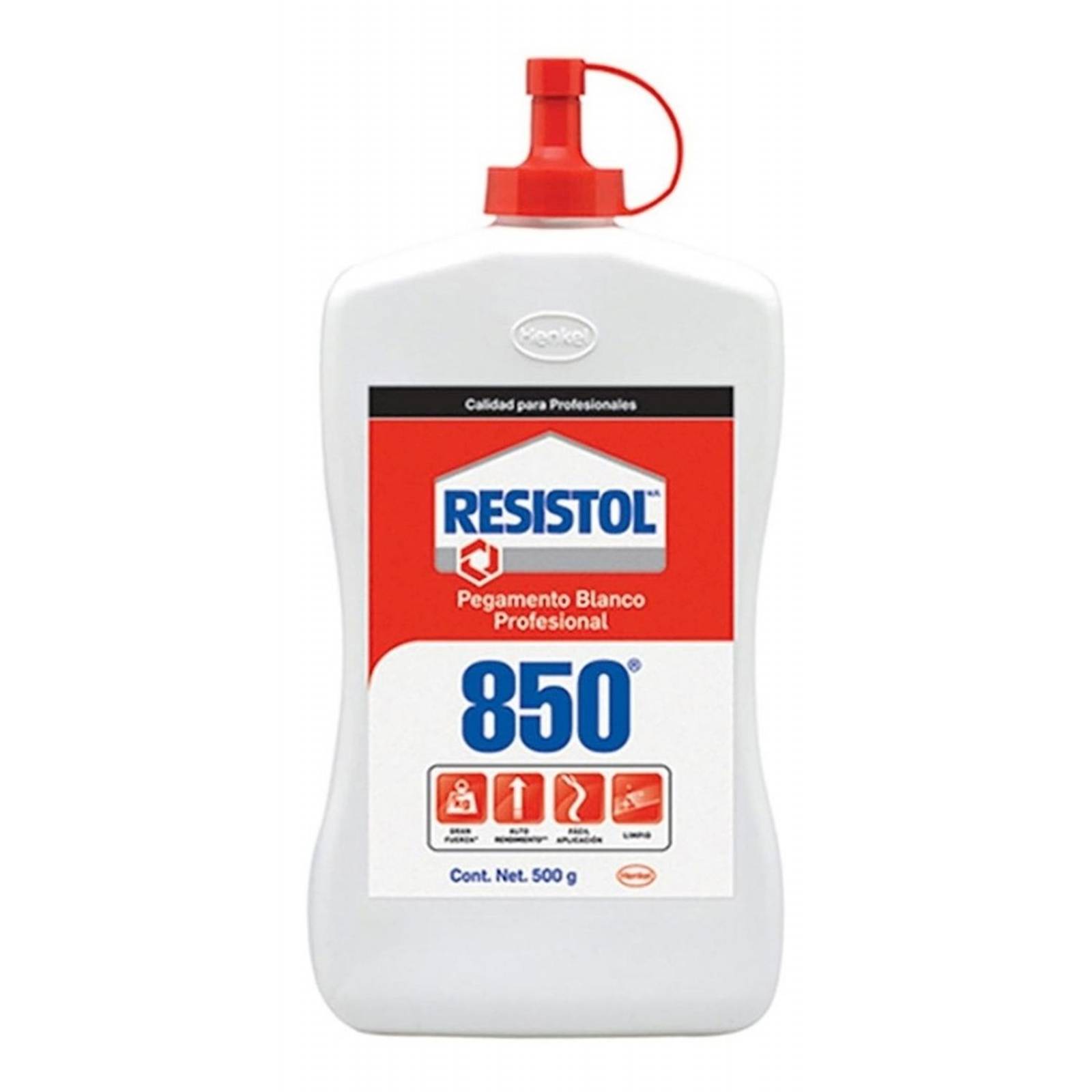 Resistol 850 Pegamento Profesional Para Madera Blanco 500 Gr 