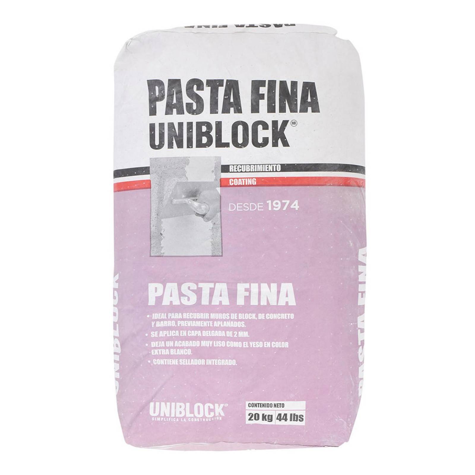 Pasta fina blanca 20 kg 