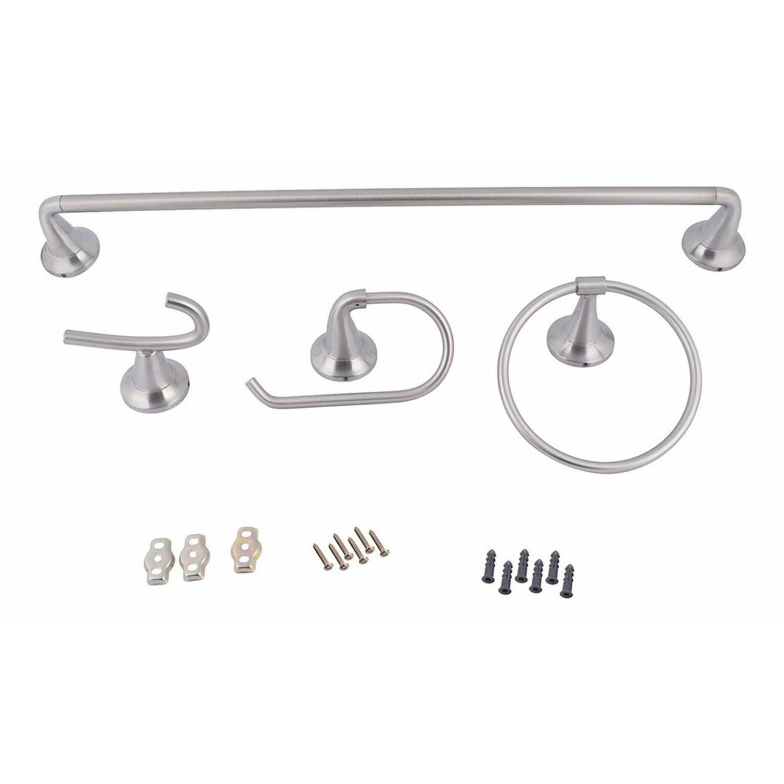 Juego De Accesorios Para Baño Builder Plata Glacier Bay 