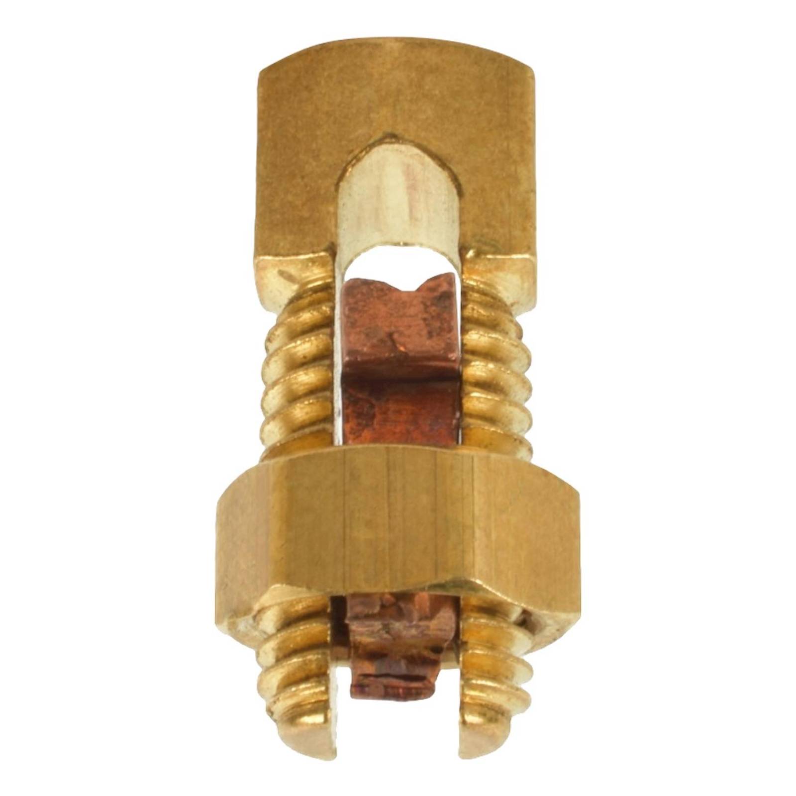 Conector eléctrico bipartido calibre 8 a 14 awg dorado drof