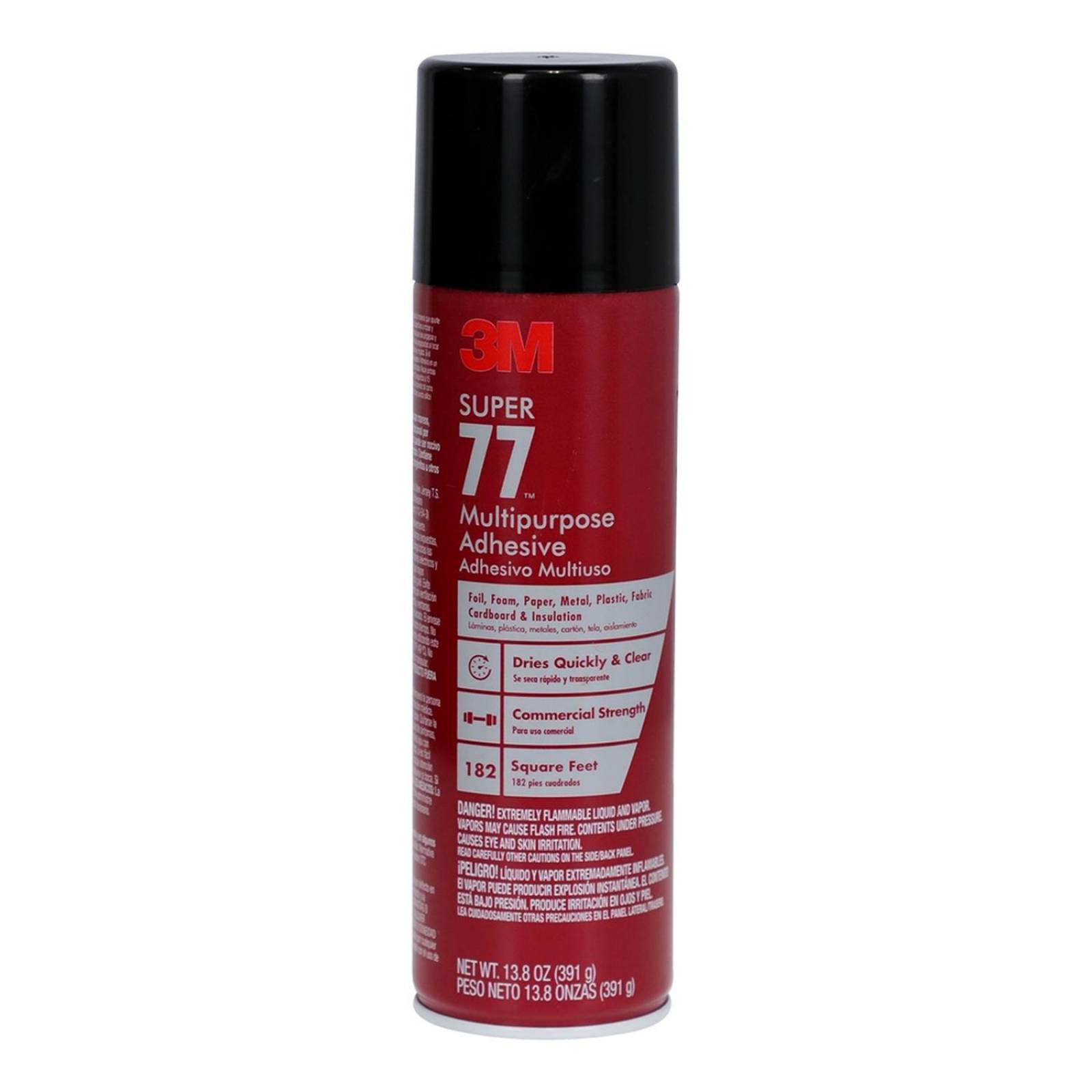 Pegamento en aerosol 3m, super 77, 13.8 oz 