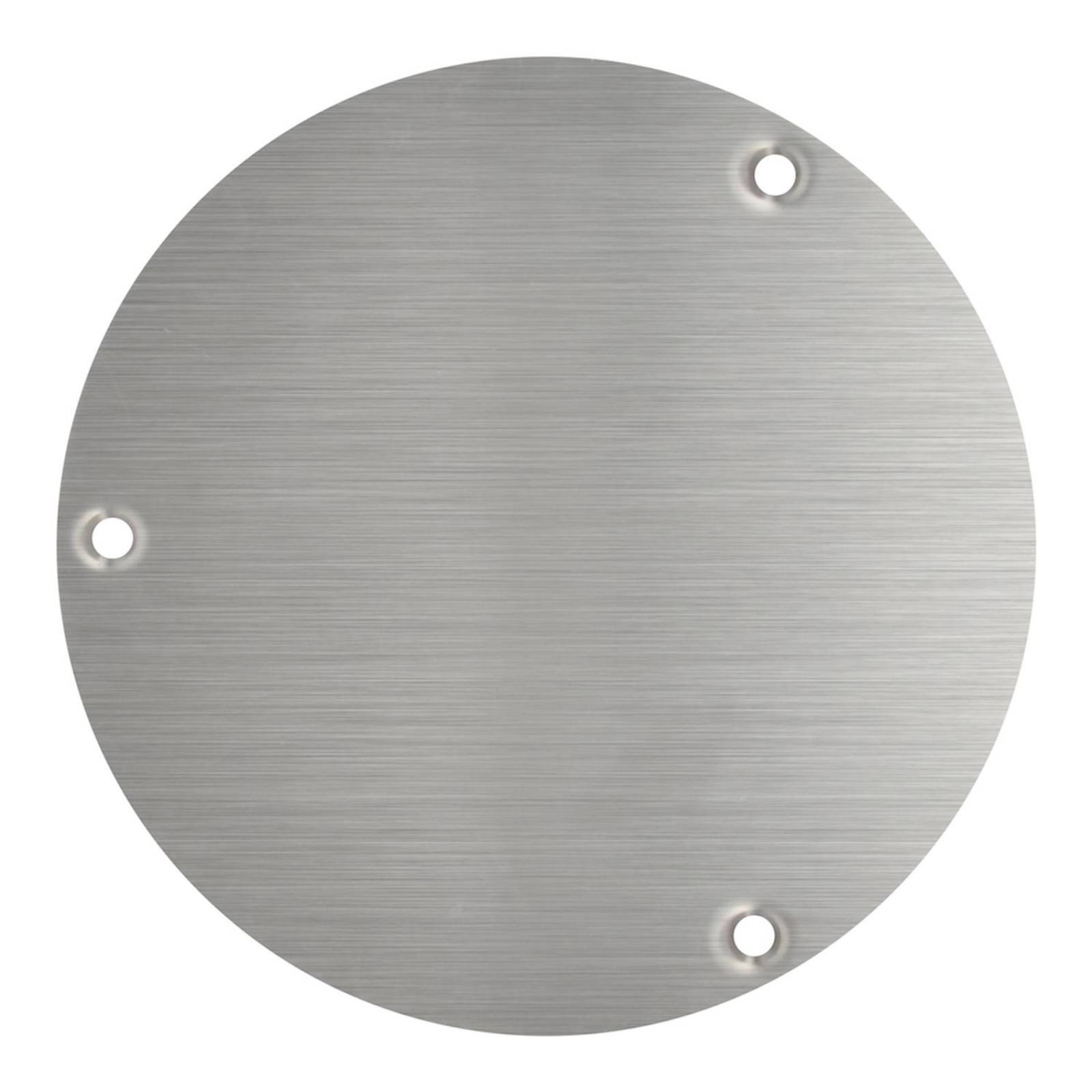 Rejilla ciega para coladera de 4 pulgadas (10 cm) plata coflex