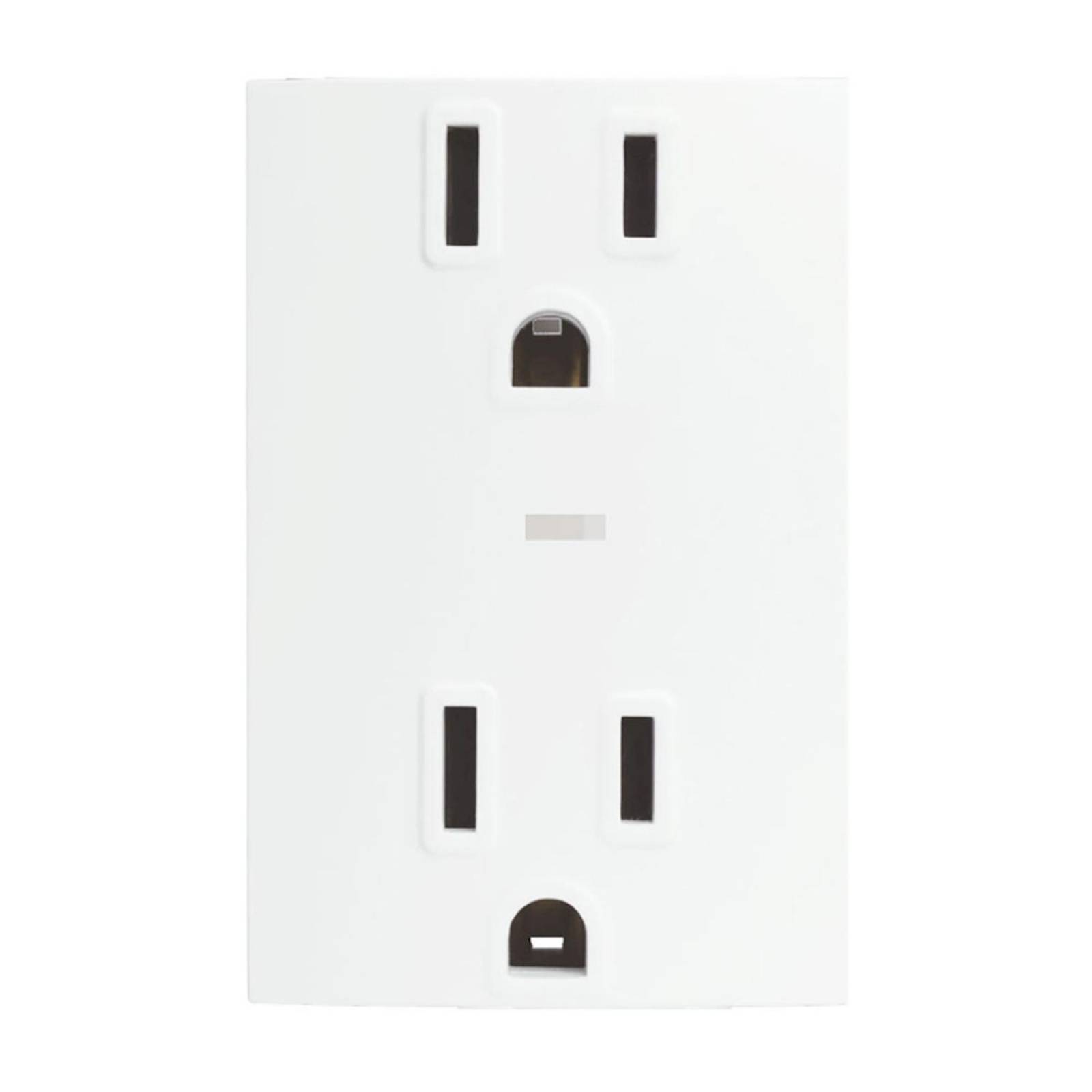 Contacto duplex 3 modulos blanco tiza gamma