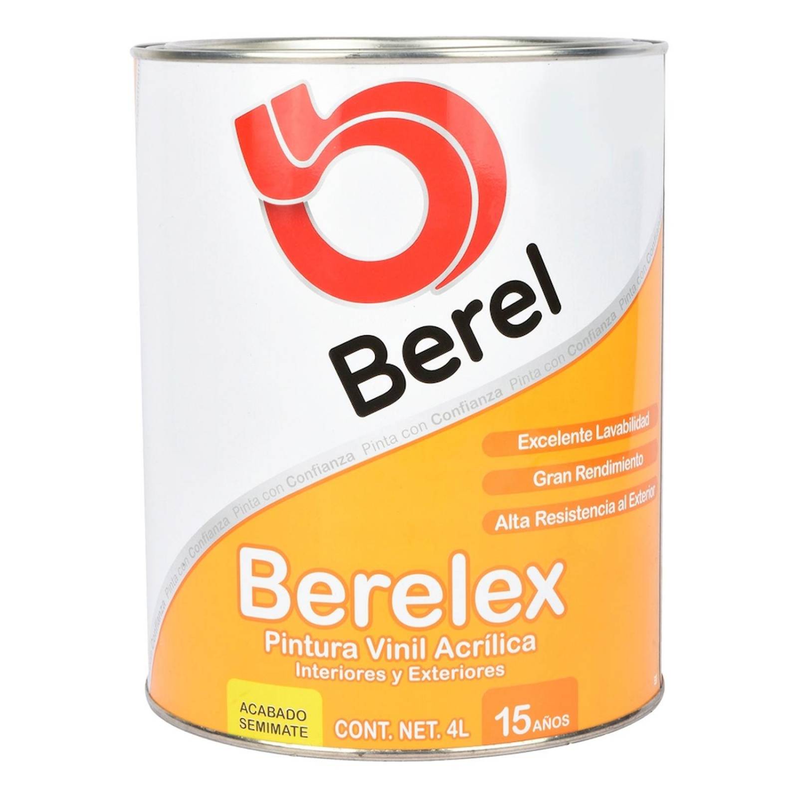 Pintura berel vinil acrílica base deep 4 l 