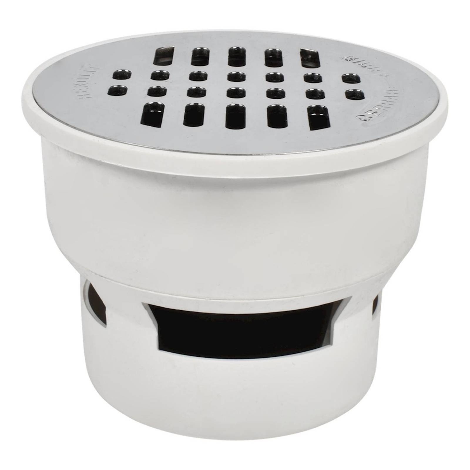 Coladera 100 mm plata rexolit