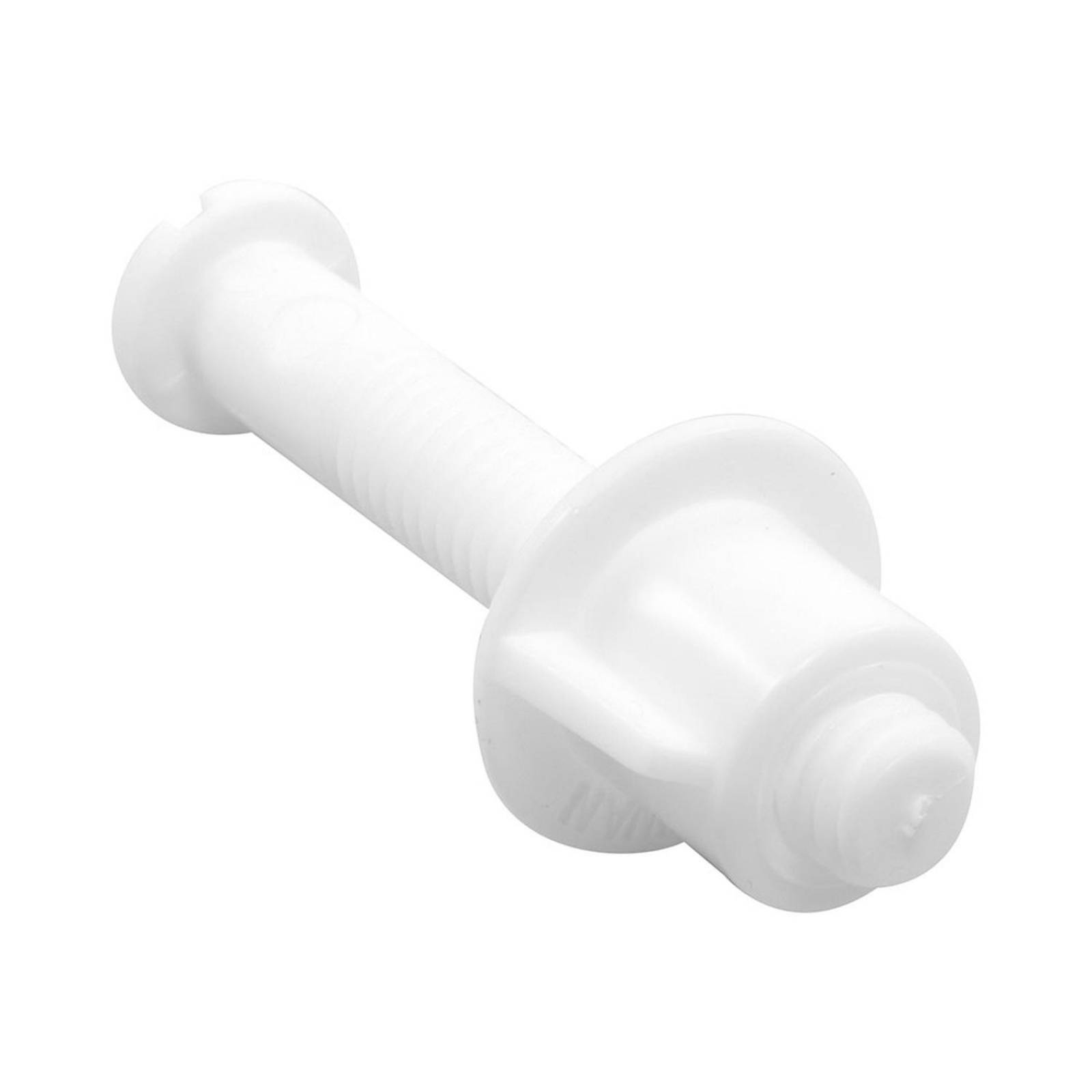 Tornillos plásticos para asiento sanitario de 6.2 cm blanco coflex 2 piezas 