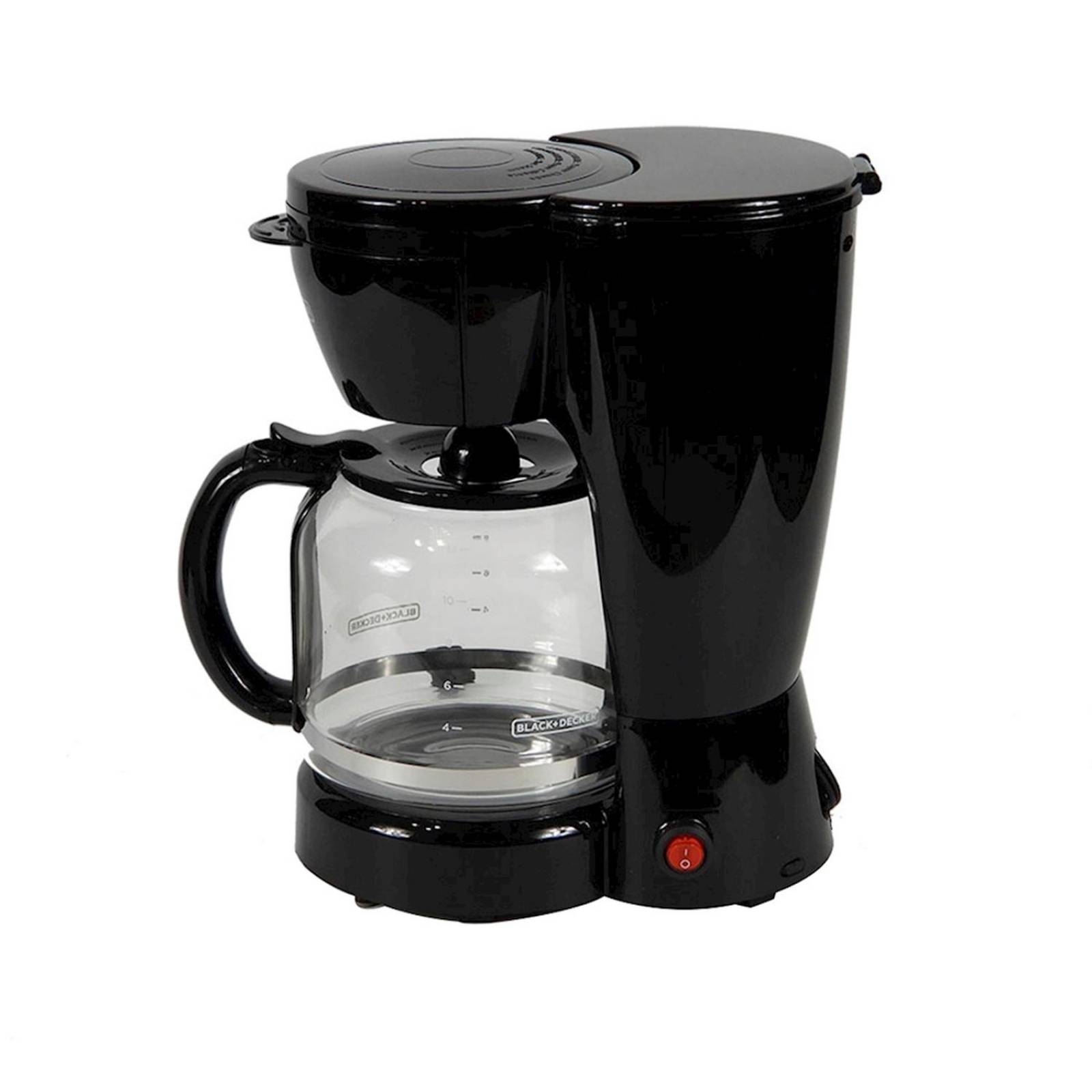 Cafetera Black And Decker Cm1231s 12 Tazas Plata Color Negro