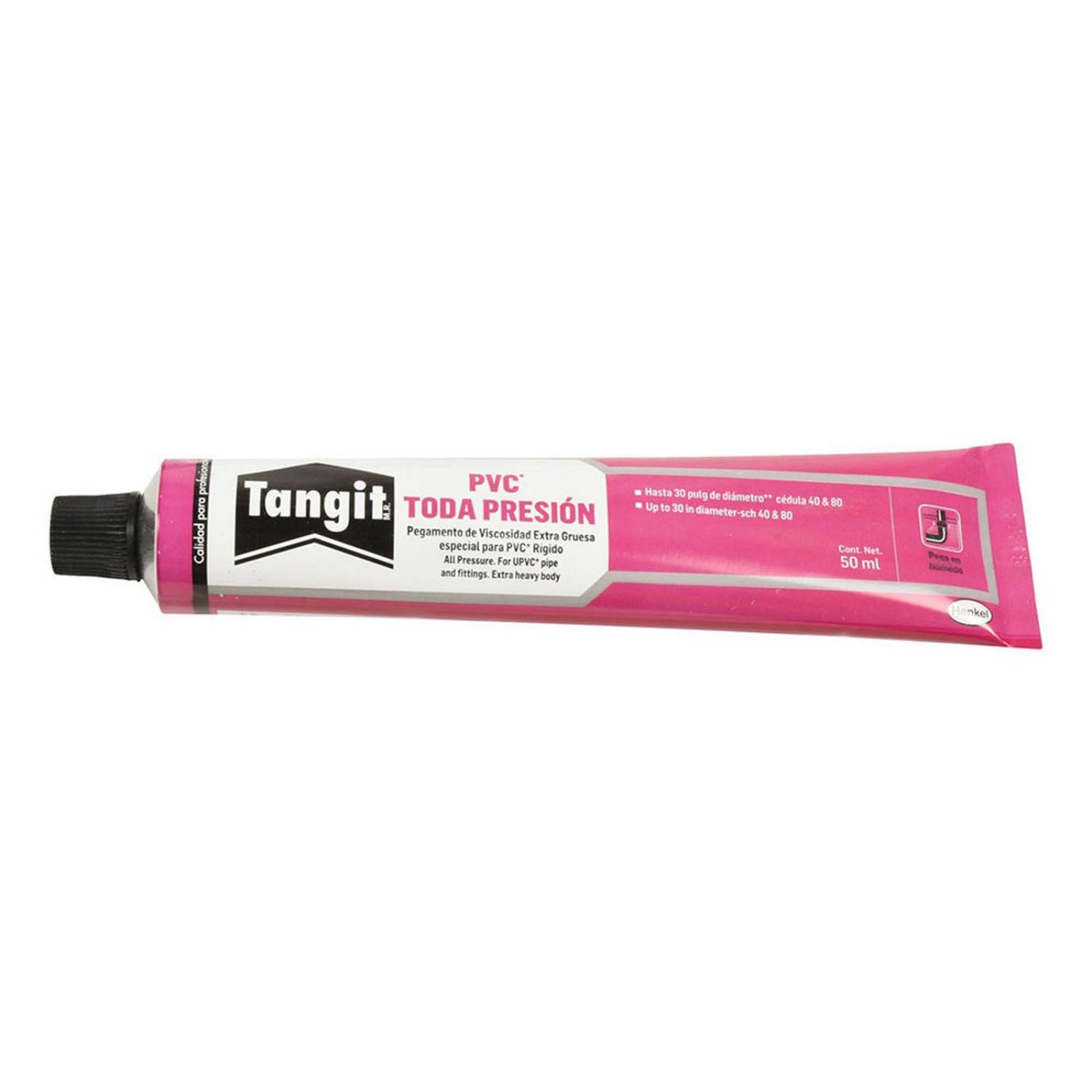 Tangit toda presión pegamento para tuberías de pvc amarillo 50 ml 