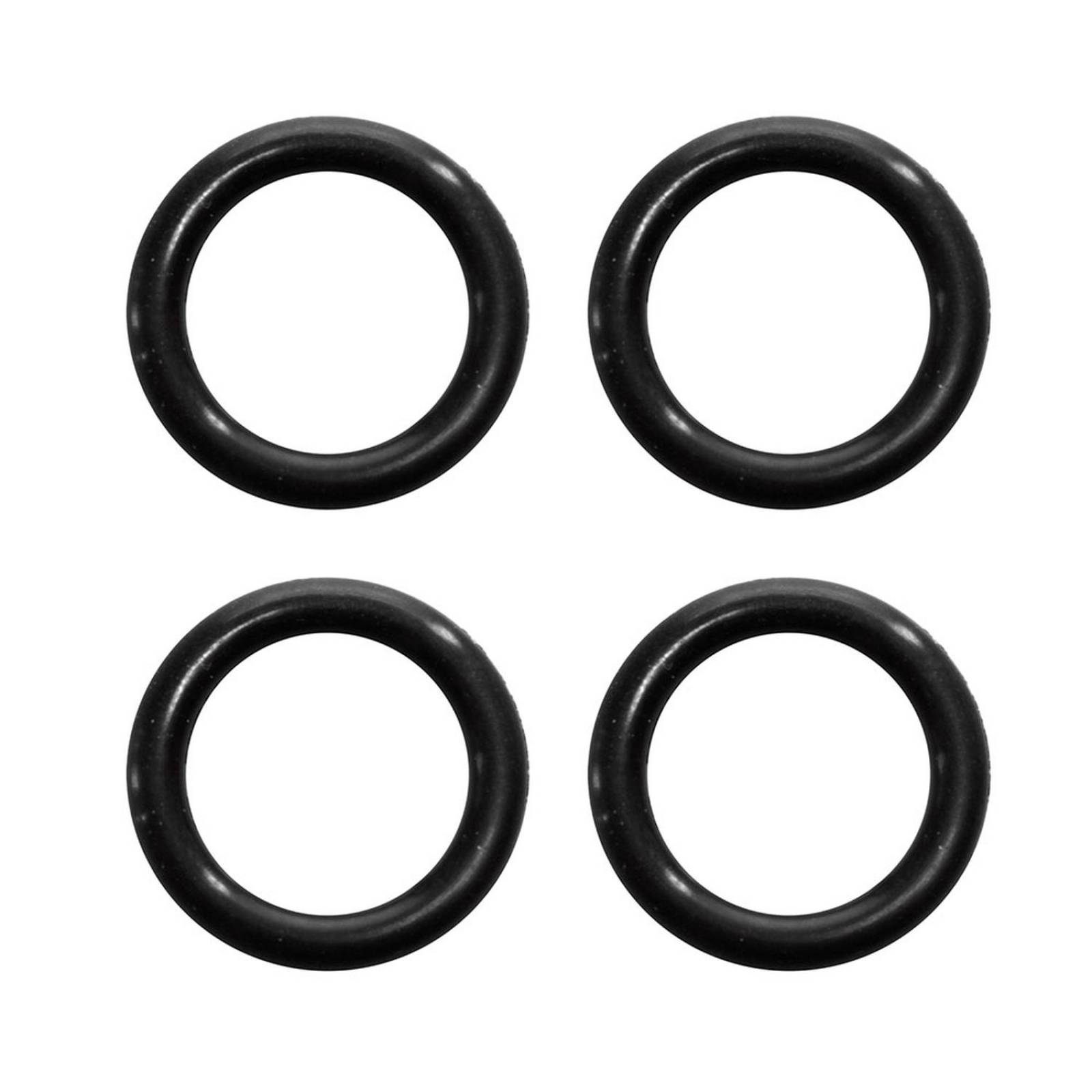 Empaque oring negro rugo 4 piezas
