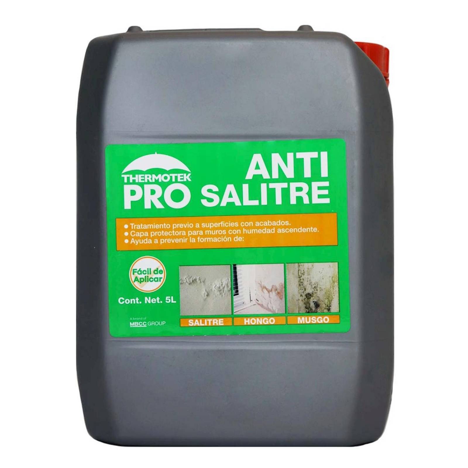 Impermeabilizante thermotek pro antisalitre blanco 5 l 