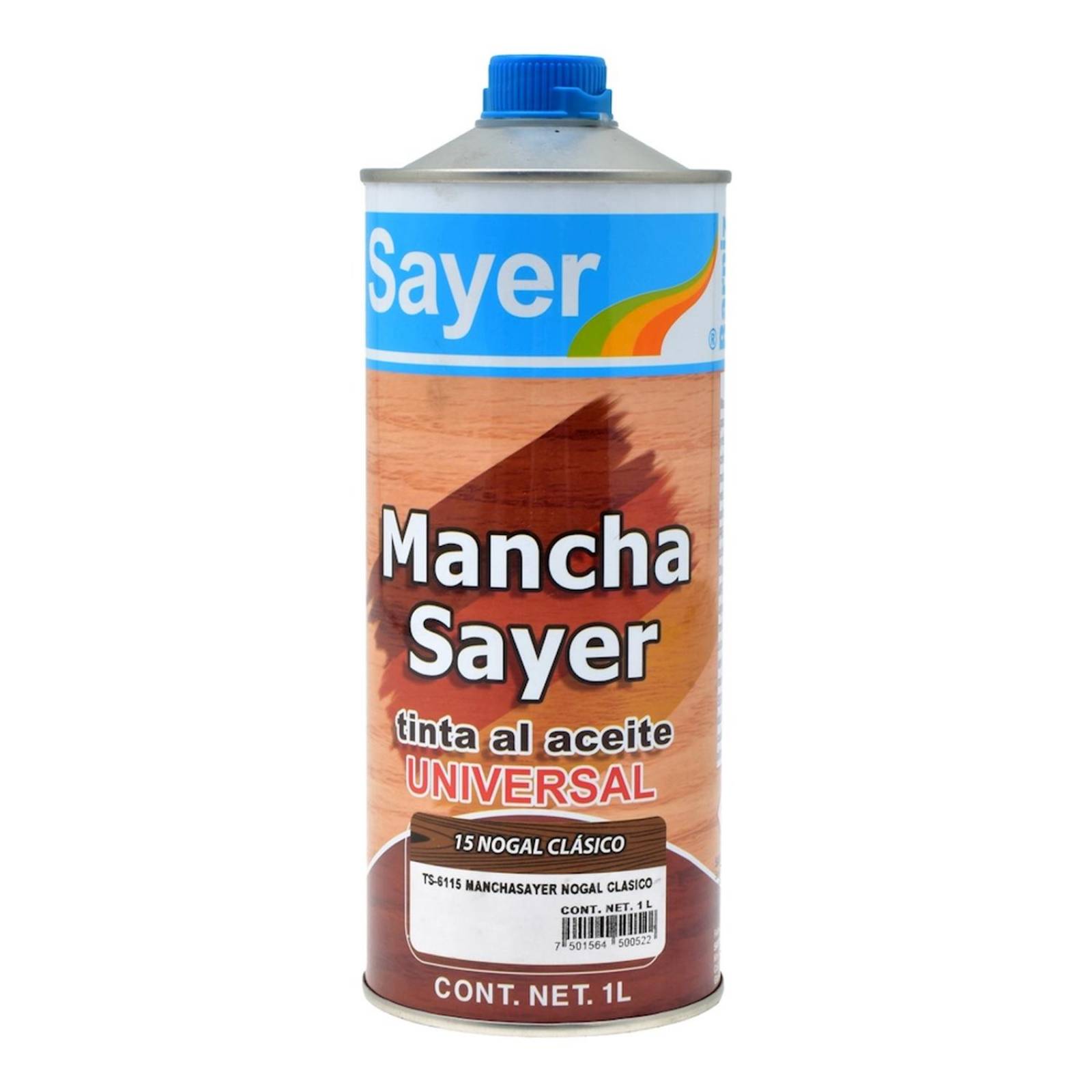 Tinta al aceite para madera de 1 l nogal clásico 