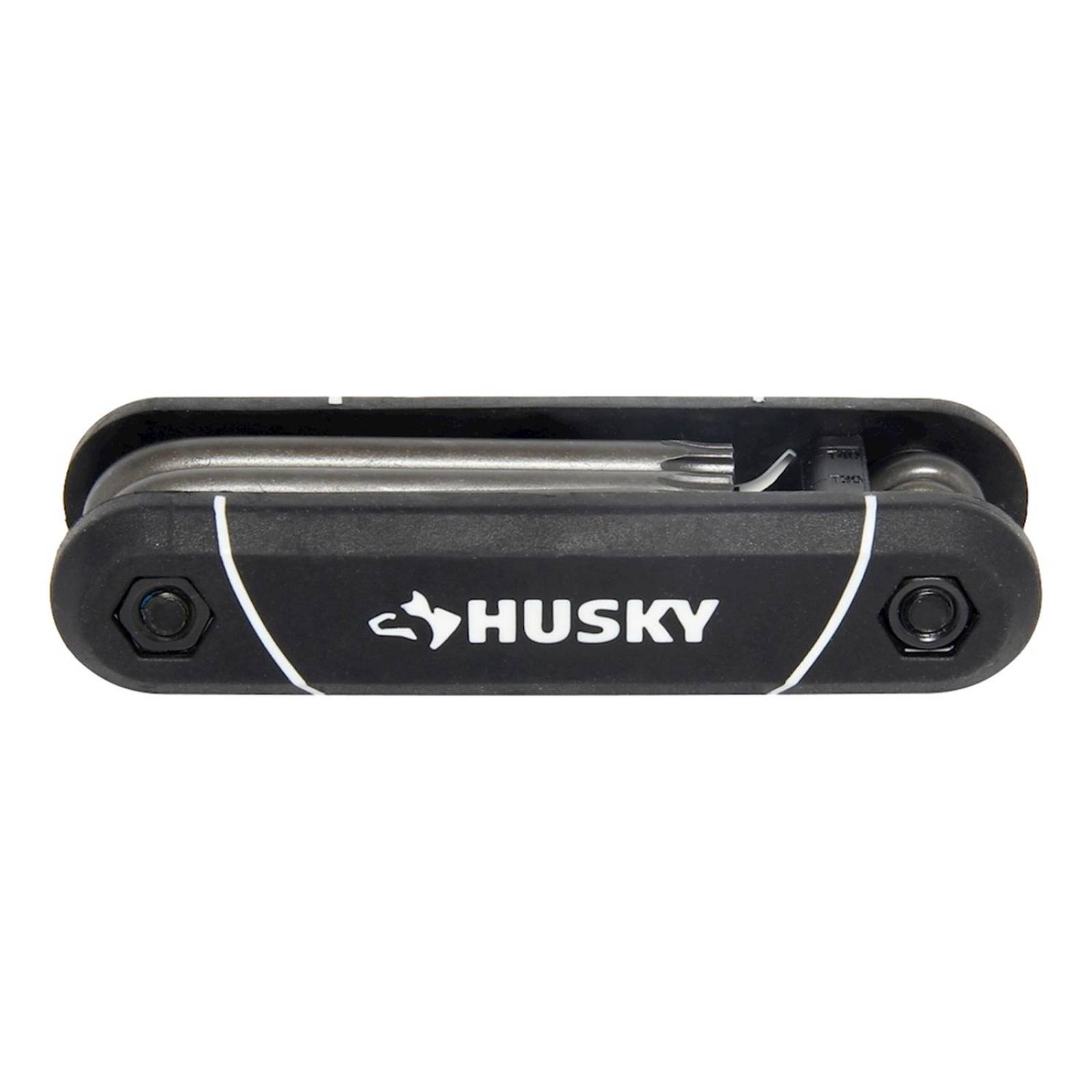 Juego de llaves torx plegables acero husky 8 piezas 