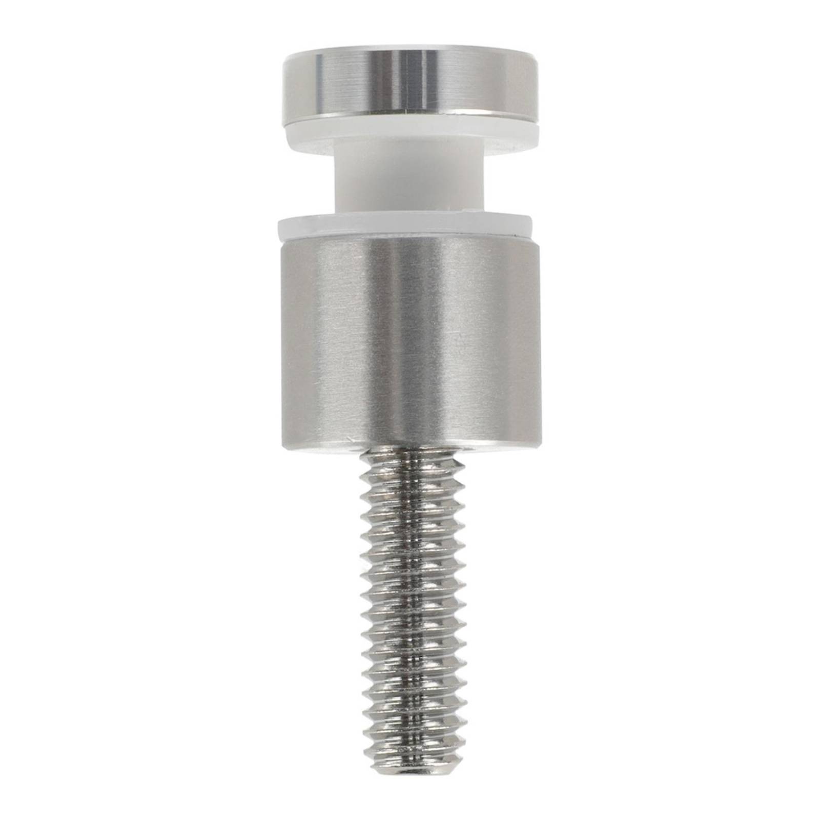 Soporte tubular 2.8 x 1.9 cm plata 