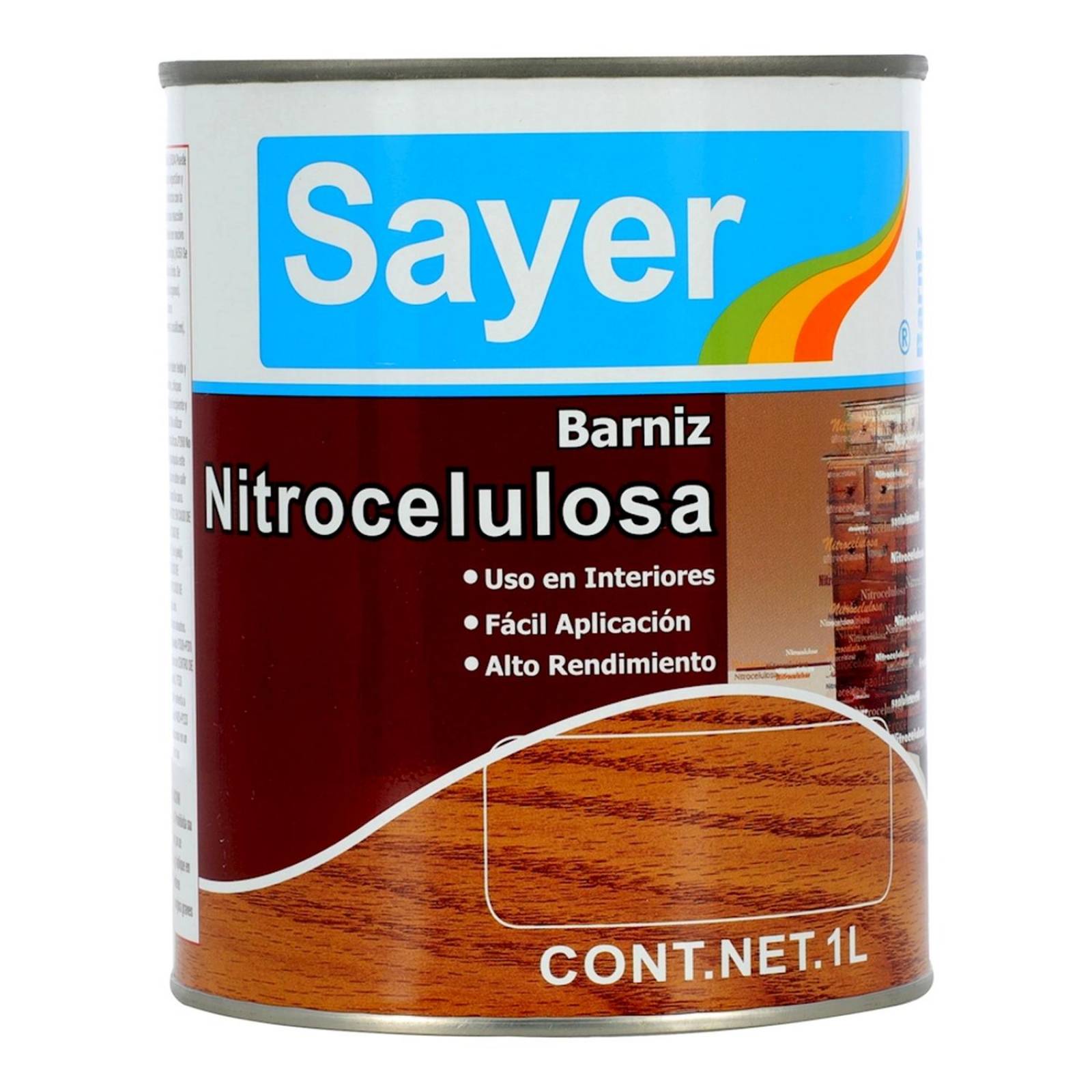 Barniz primer sayer de nitrocelulosa blanco 1 l 
