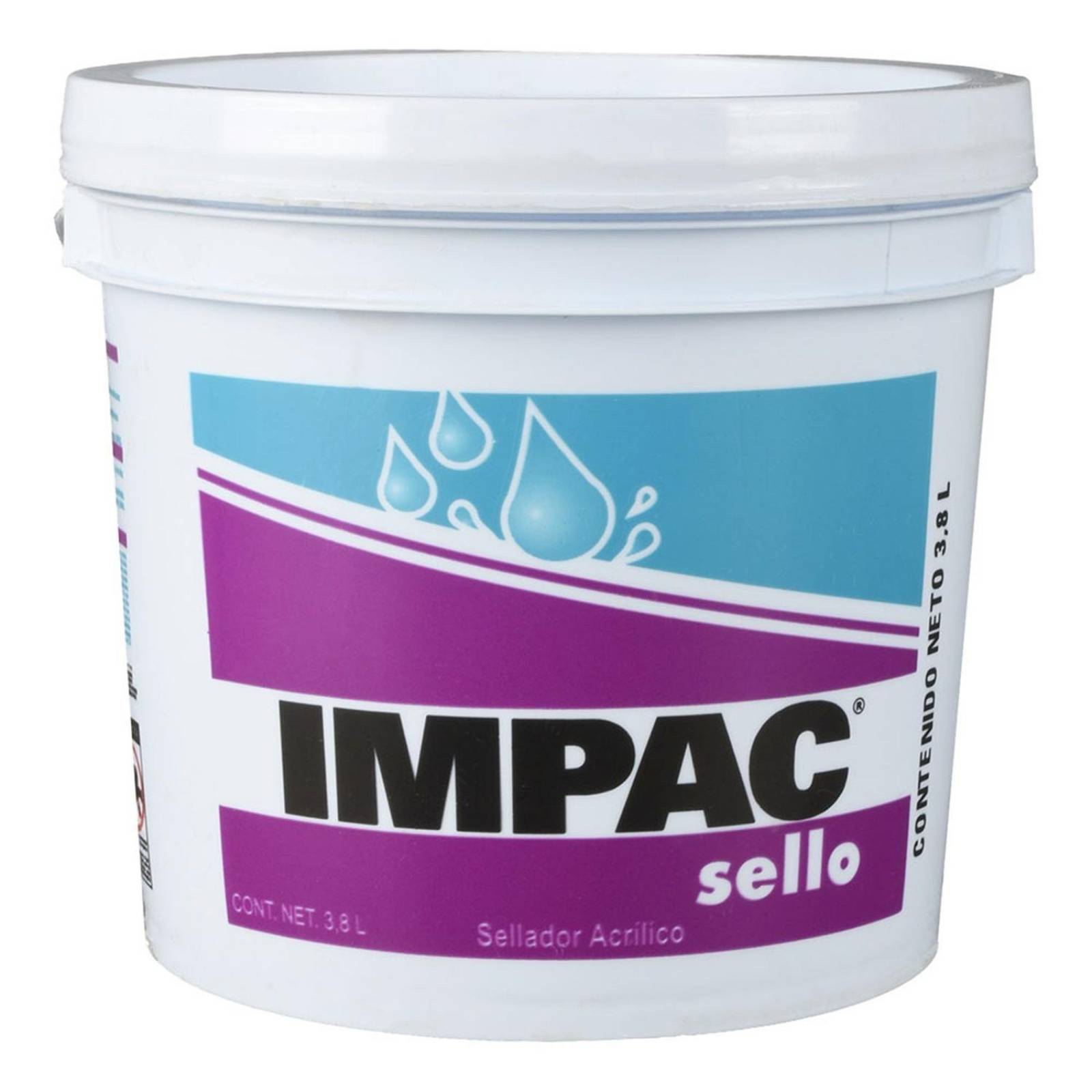 Sellador acrílico impac sello 3.8 l 