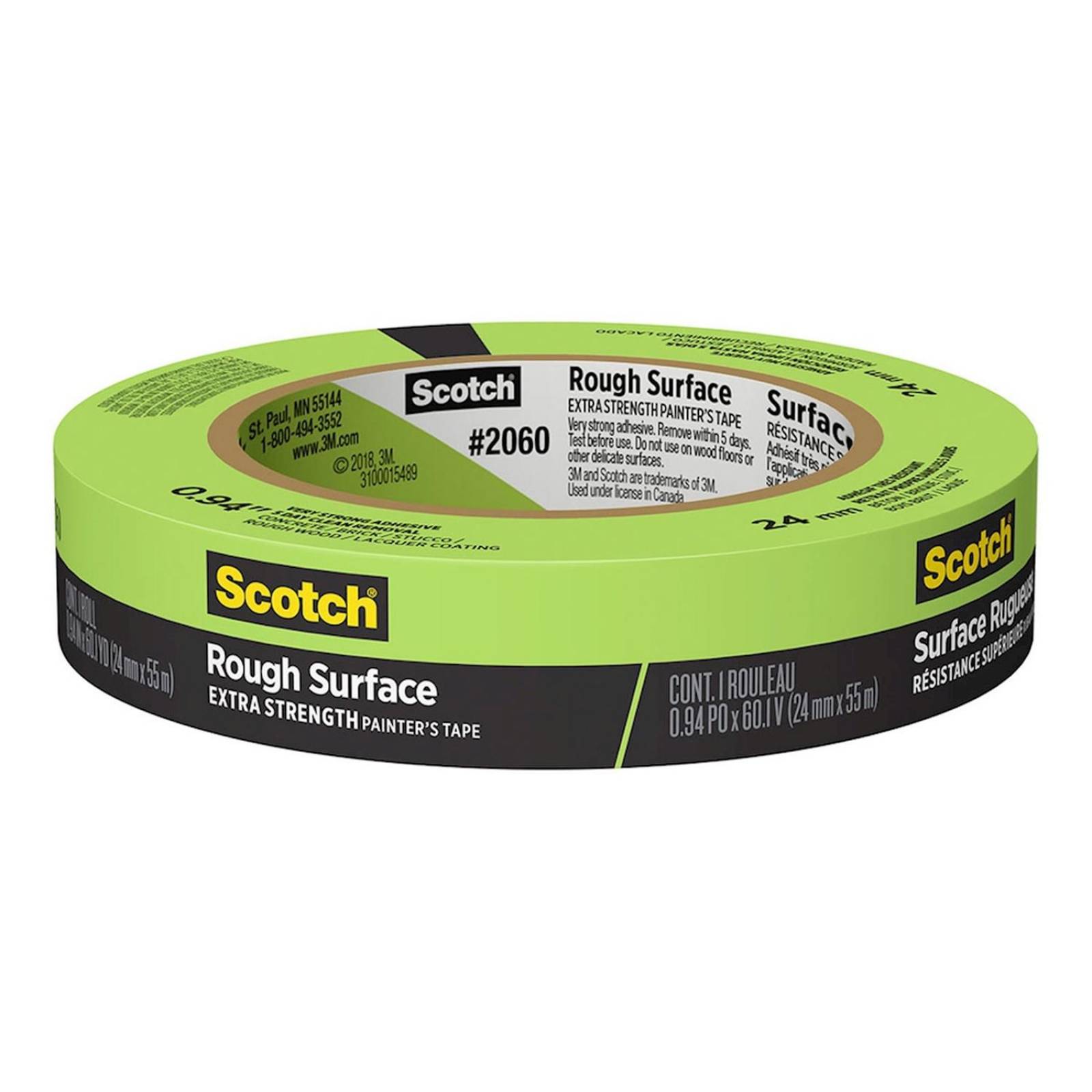 Cinta para pintores masking tape superficies rugosas 24 mm x 55 m 