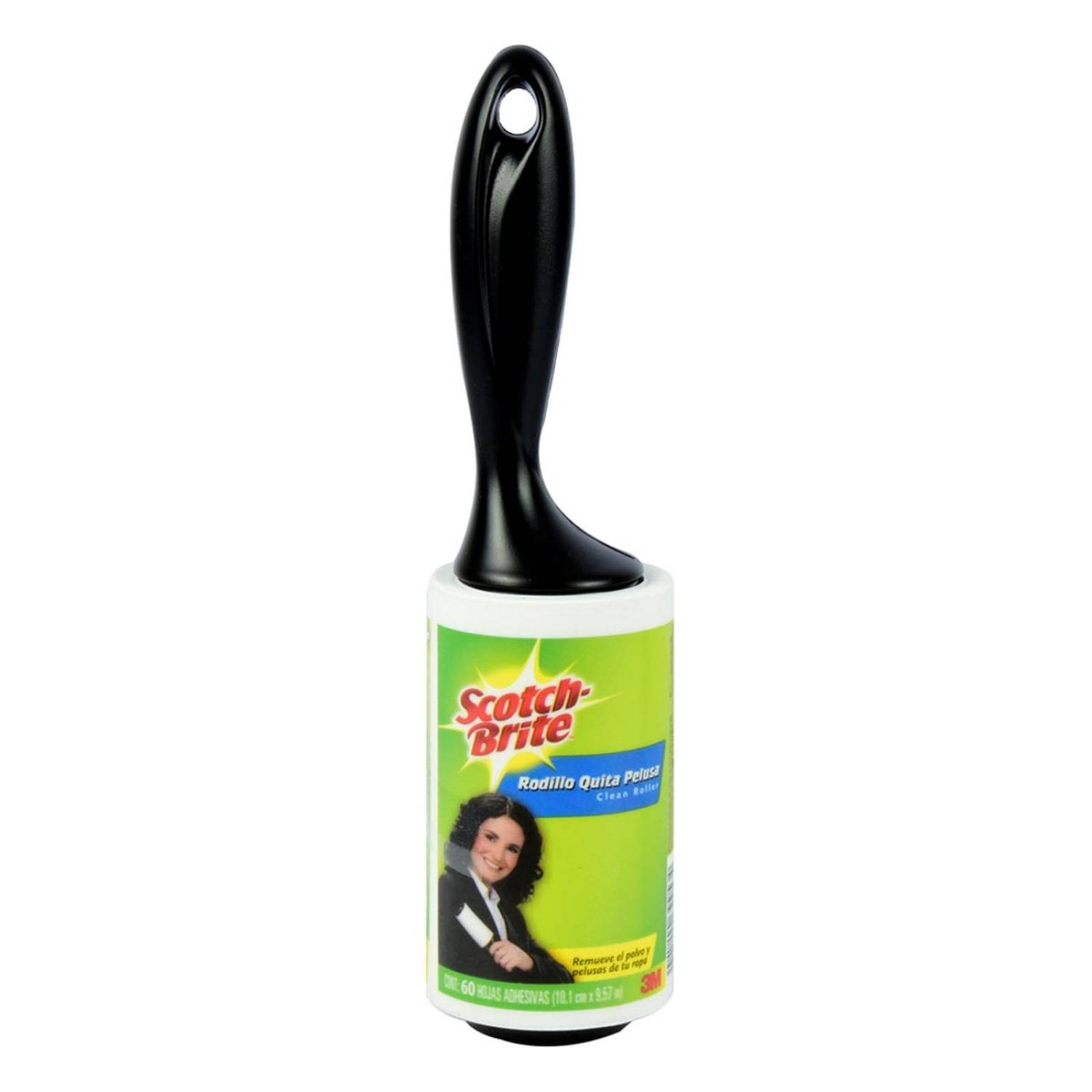Rodillo quitapelusas para ropa scotch-brite 60 hojas 3m 