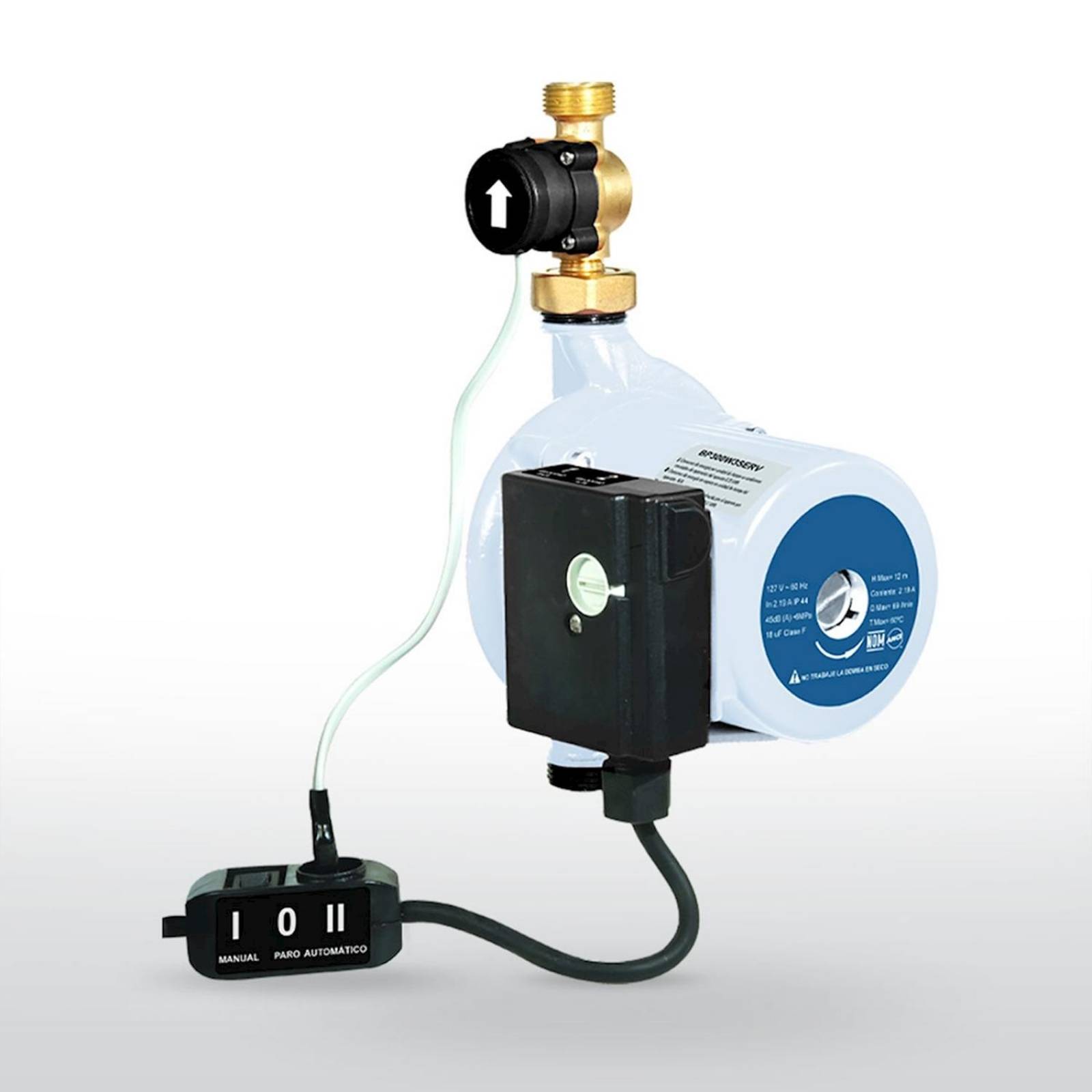 Bomba presurizadora 225 watts 127 volts 55 l/min 3/4 y 1/2 pulgada 