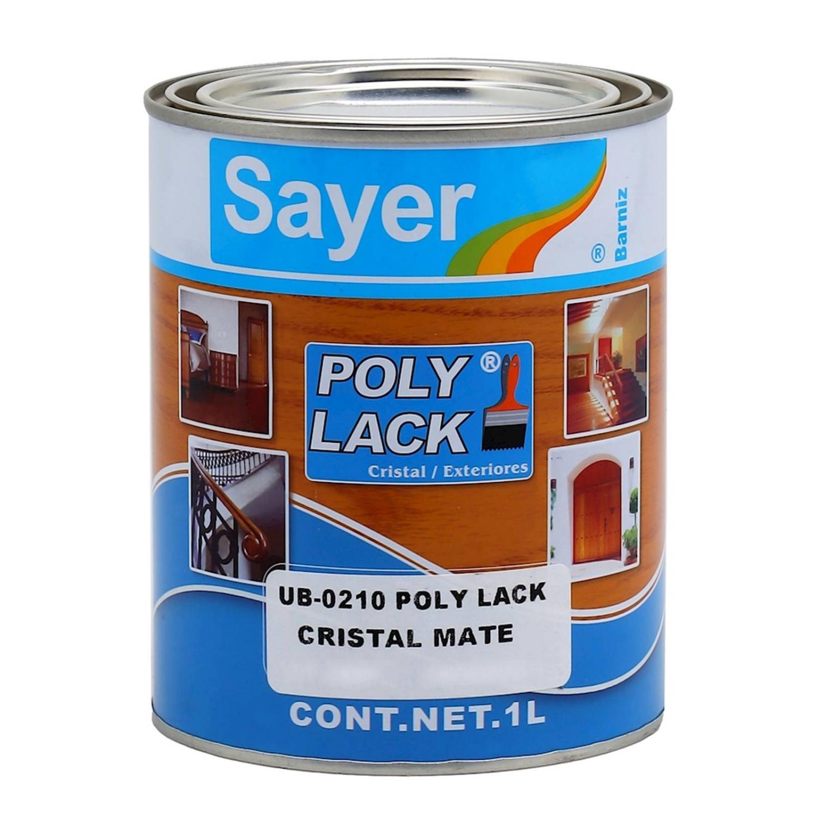 Barniz poly lack de 1 l transparente 