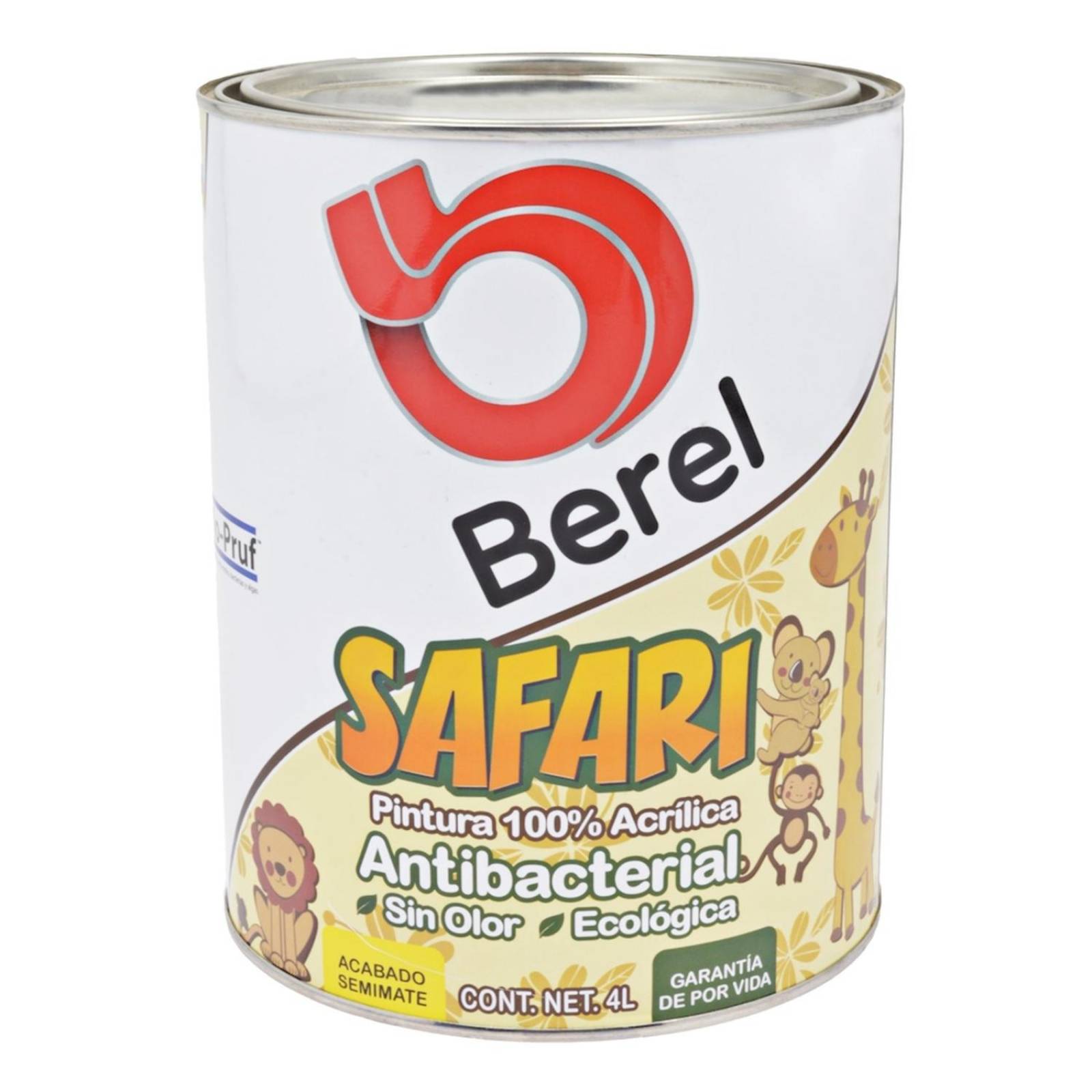 Pintura berel acrílica base tint 4 l