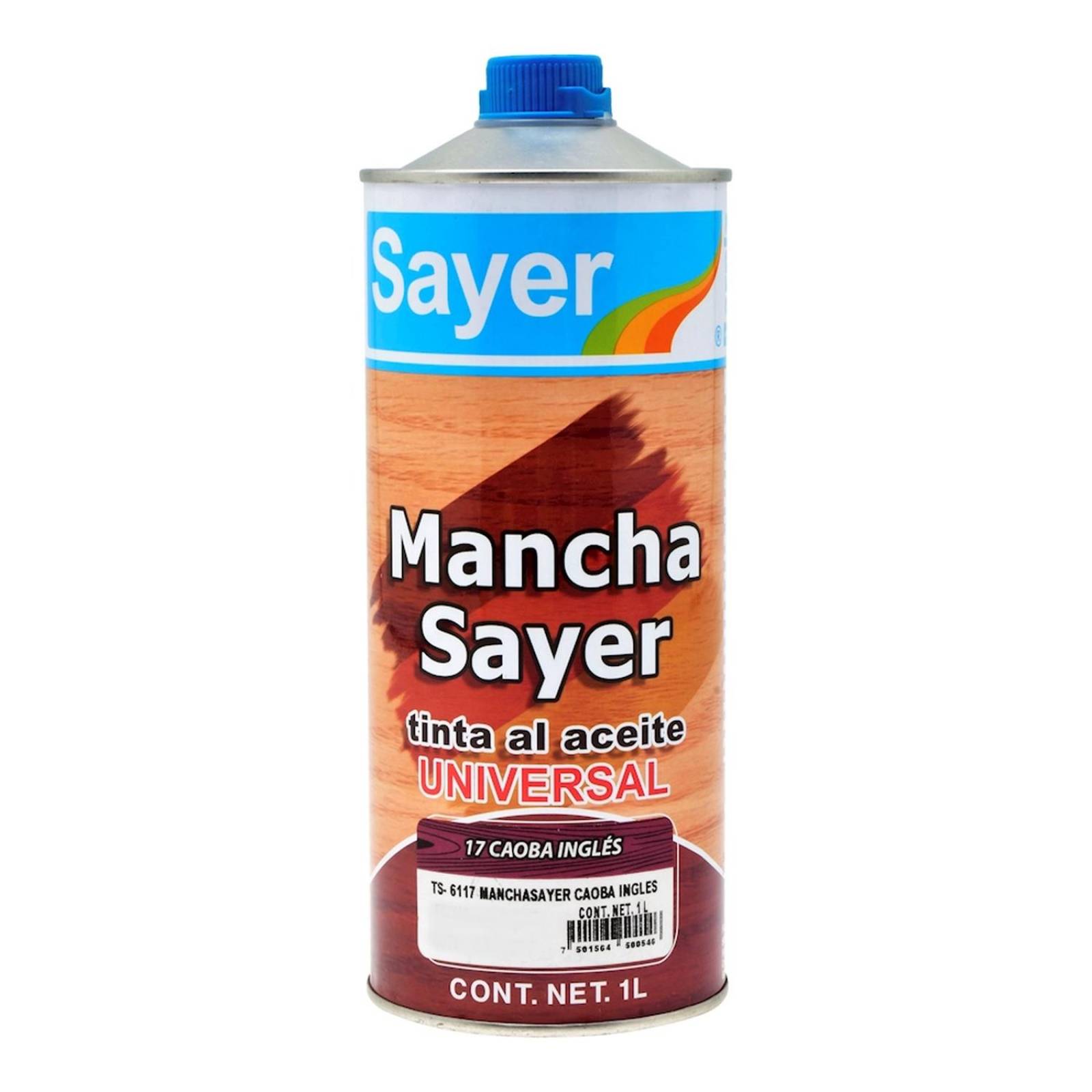 Tinta al aceite sayer para madera caoba inglés 1 l