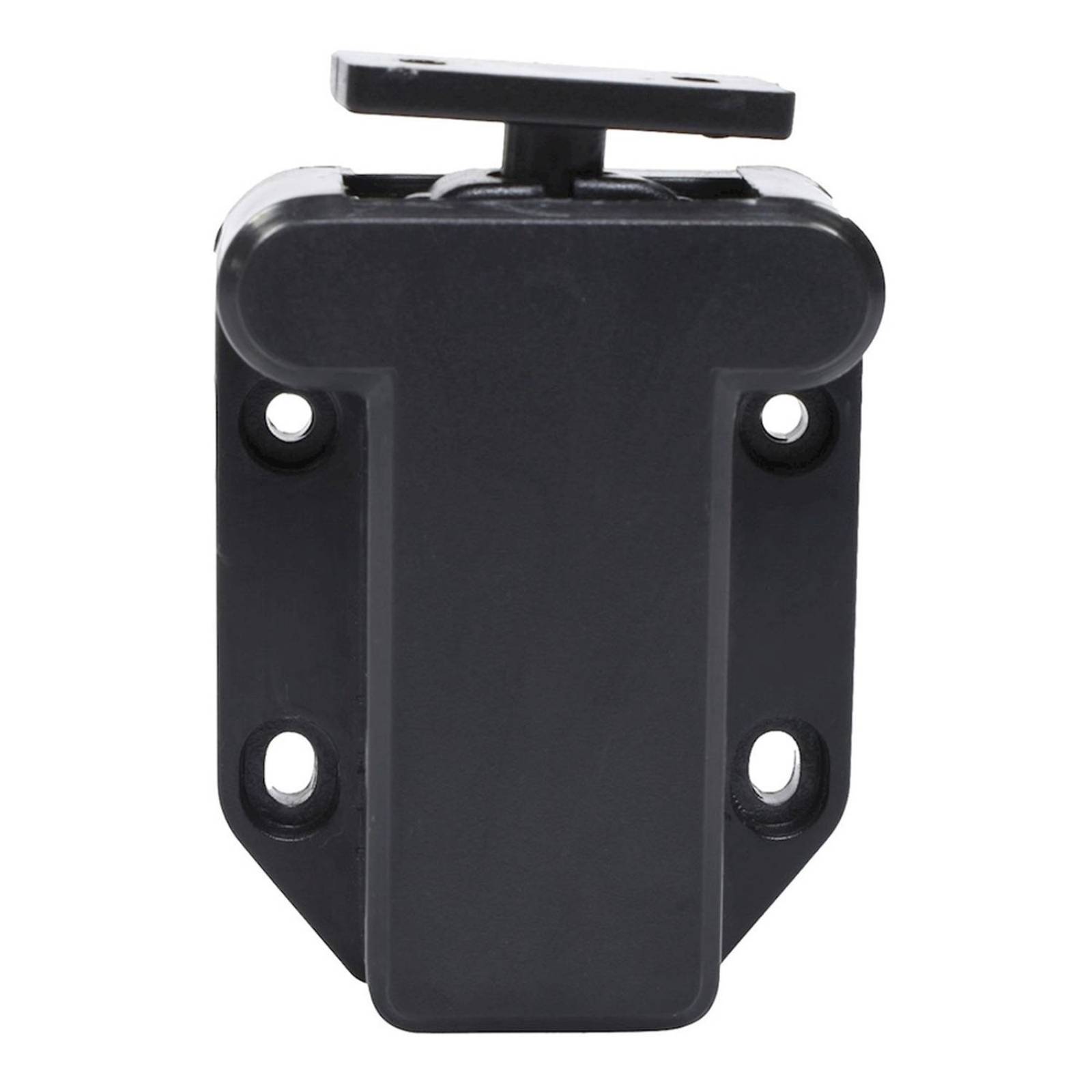 Broche de cangrejo con tornillo 4.3 x 6.2 cm negro