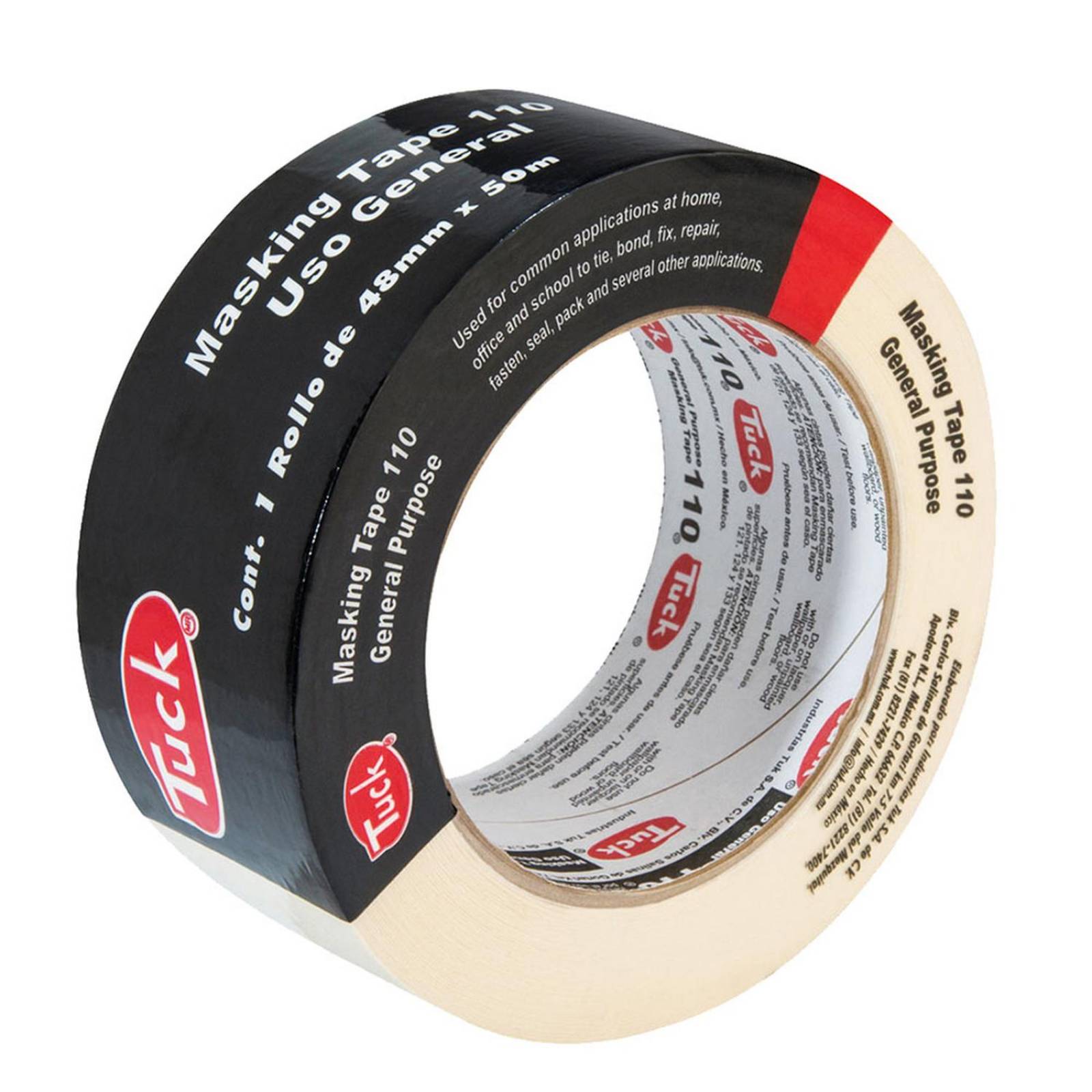 Cinta de uso general de 48 mm x 50 m beige tuck 