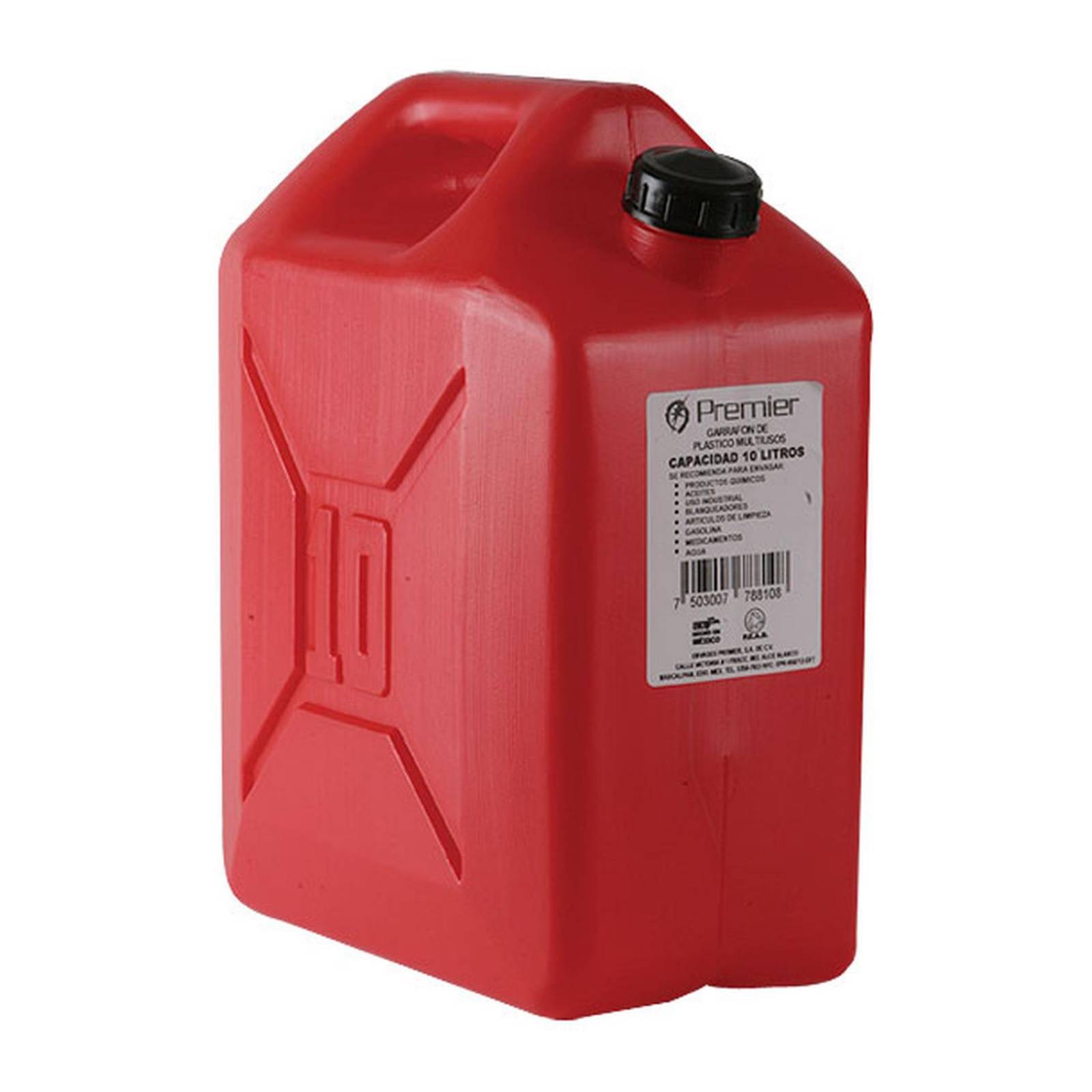 Garrafón plástico multiusos 10 l 
